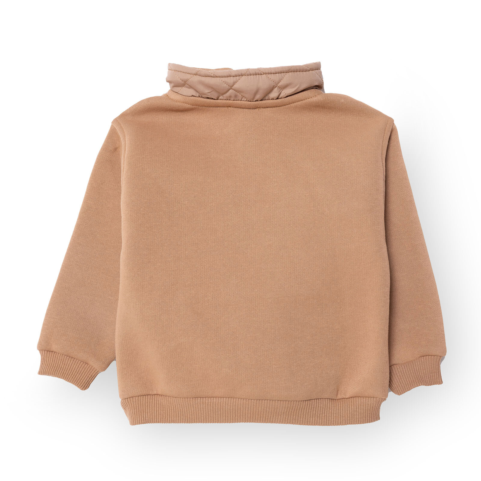 Erkek Bebek Sweatshirt Fermuarlı Camp Life Uzun Kol