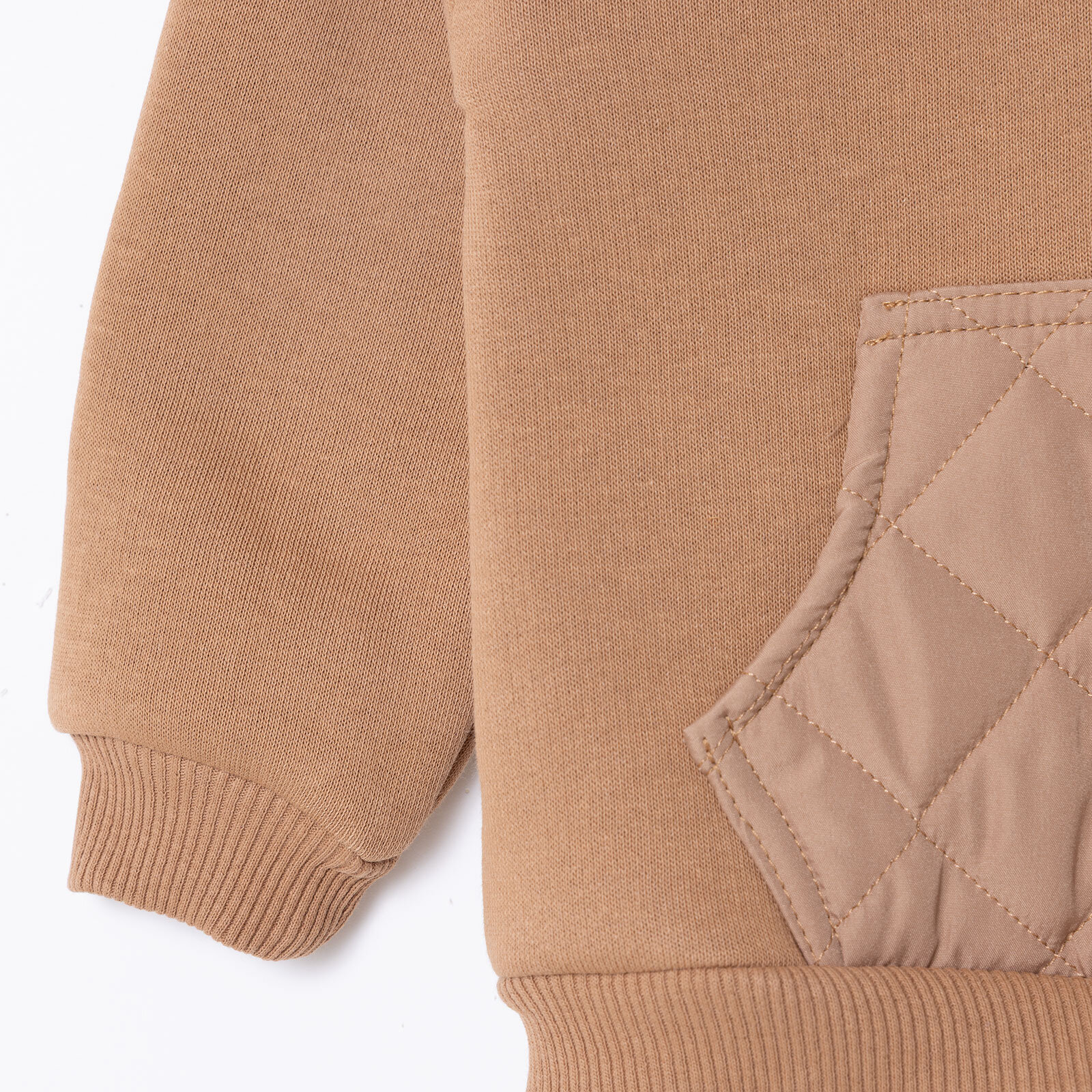 Erkek Bebek Sweatshirt Fermuarlı Camp Life Uzun Kol