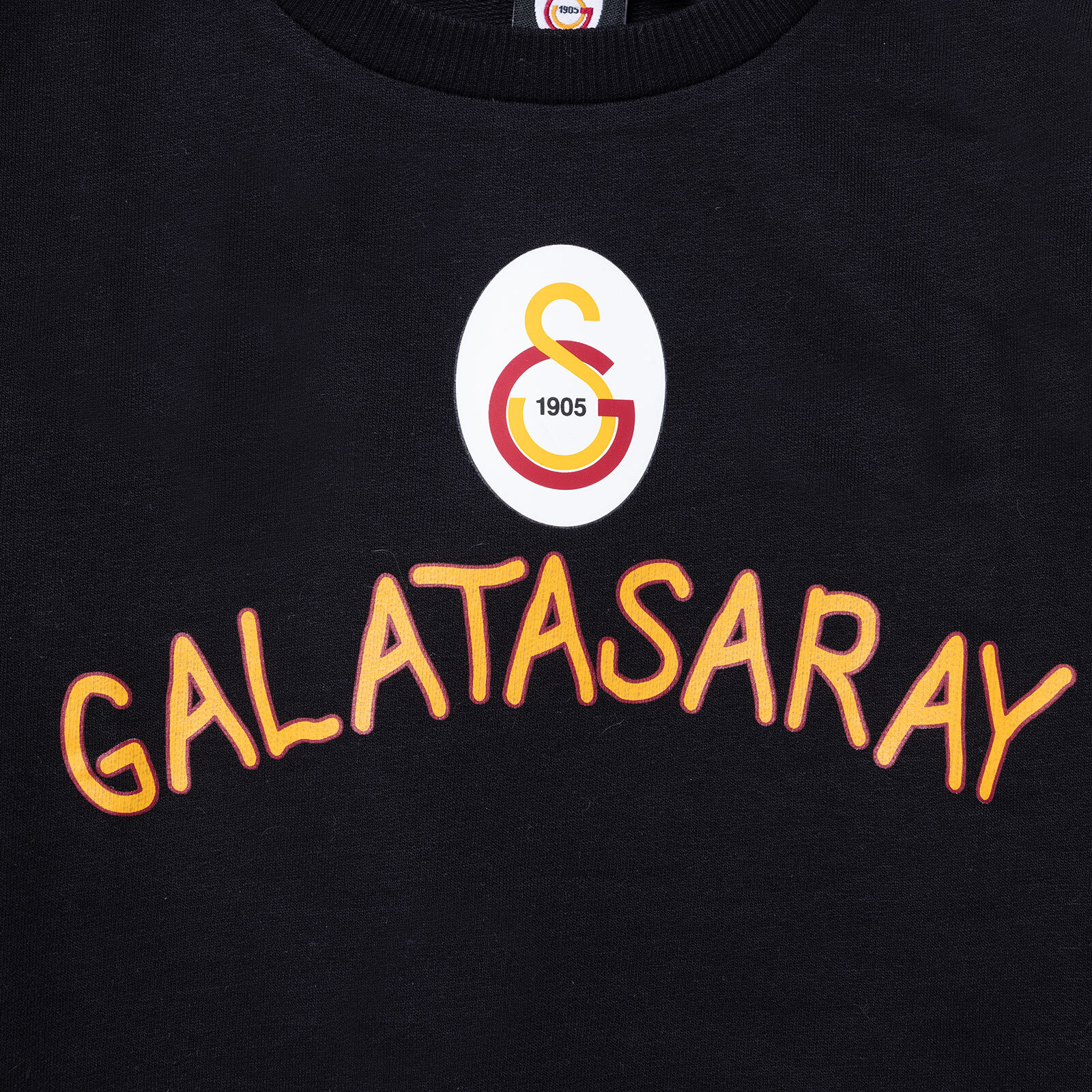 Erkek Bebek Sweatshirt Galatasaray Bisiklet Yaka Uzun Kol