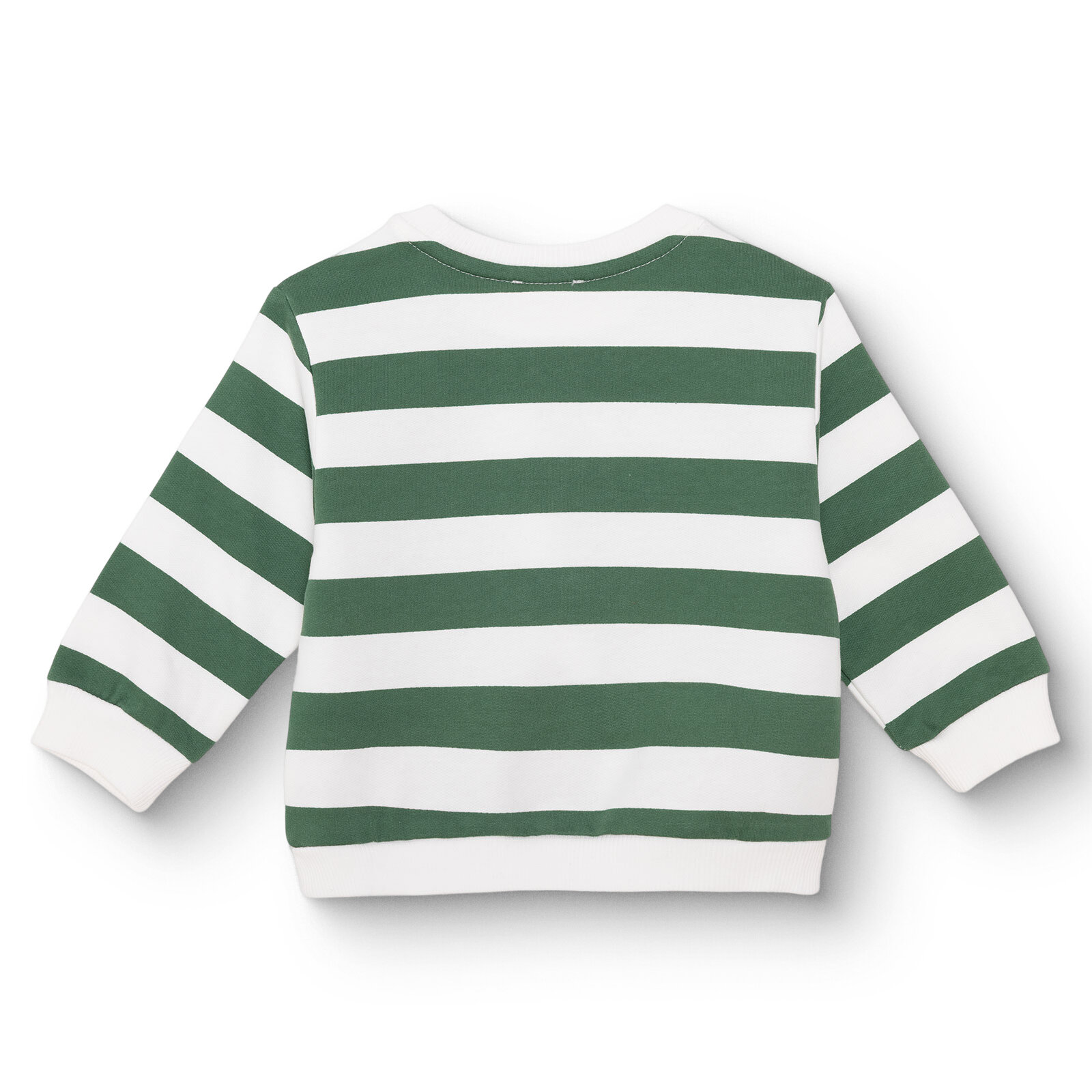 Erkek Bebek Sweatshirt Şardonlu İki İplik Bisiklet Yaka Uzun Kol