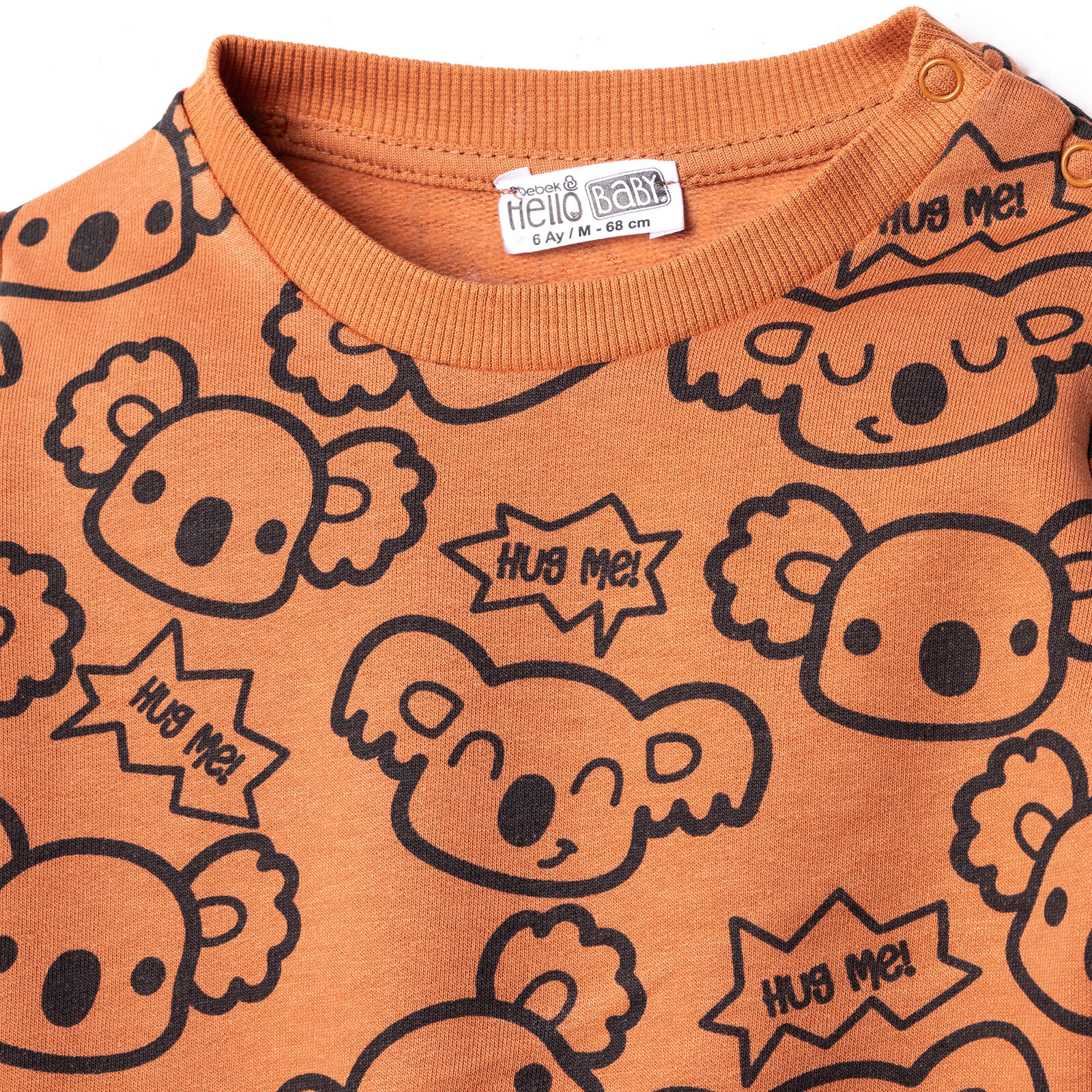 Erkek Bebek Sweatshirt Uzun Kol