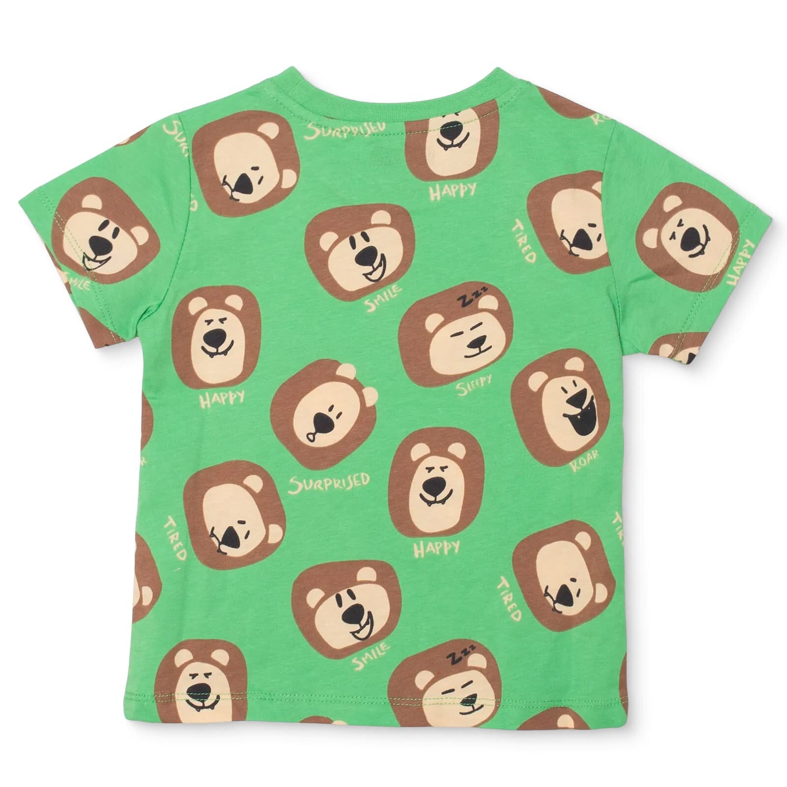 Erkek Bebek Tshirt Bisiklet Yaka Kısa Kol