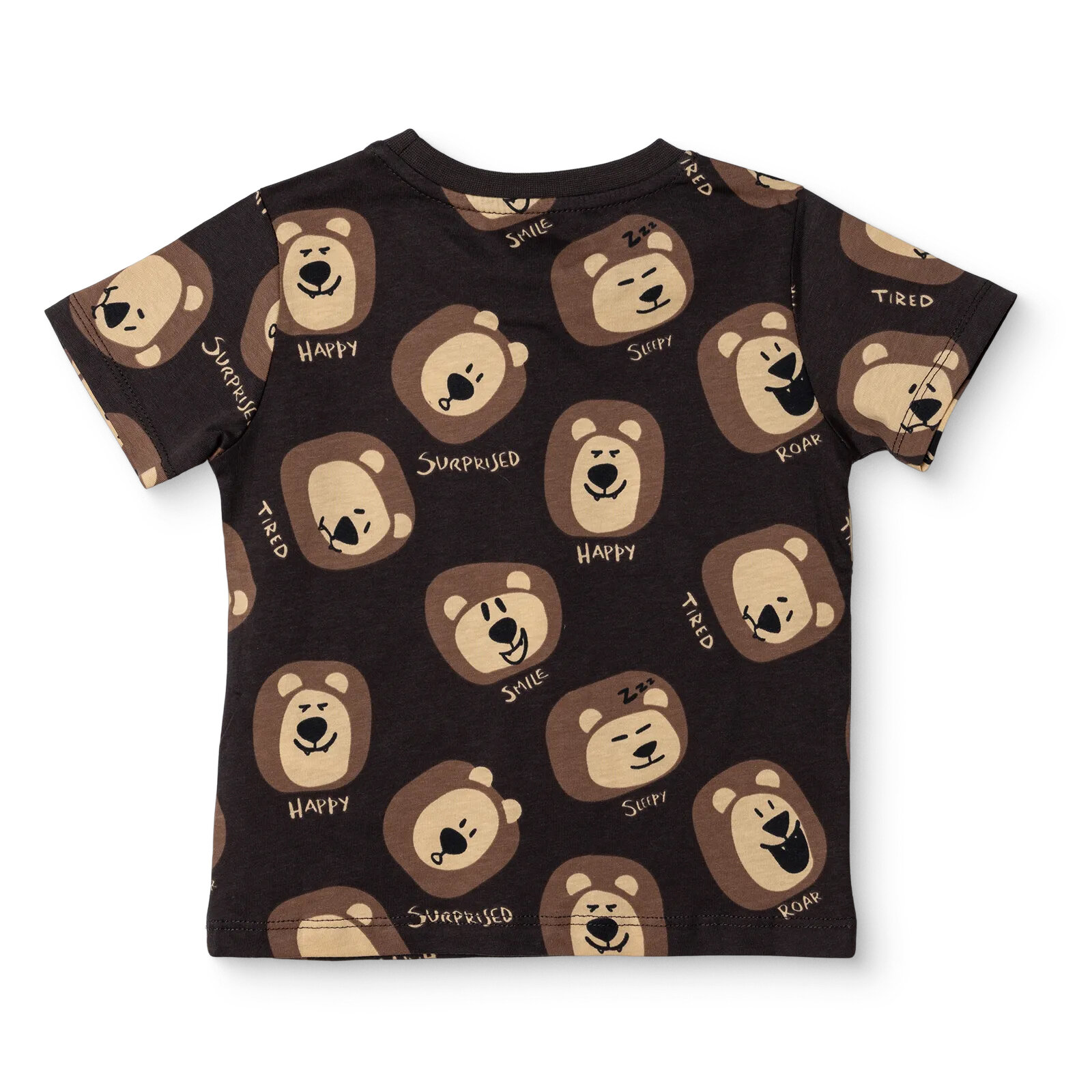 Erkek Bebek Tshirt Bisiklet Yaka Kısa Kol