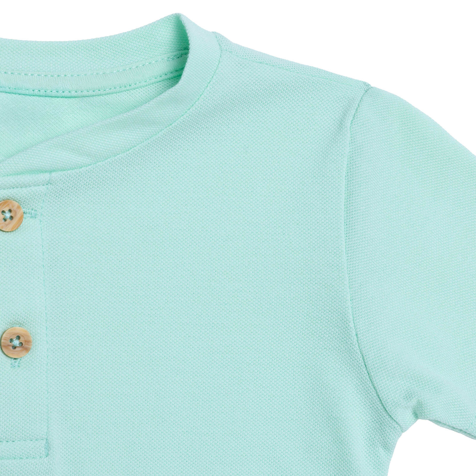 Erkek Bebek Tshirt Hakim Yaka Kısa Kol