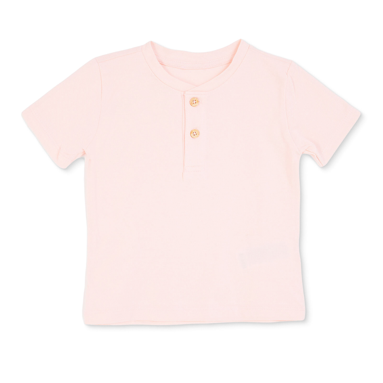 Erkek Bebek Tshirt Hakim Yaka Kısa Kol