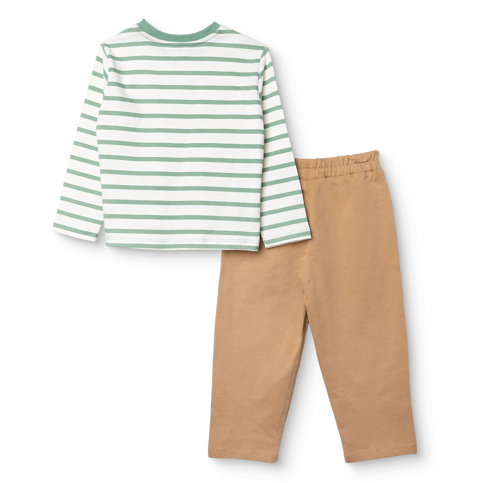 Erkek Bebek Tshirt - Pantolon Little Car Süprem Bisiklet Yaka Uzun Kol Duble Paça