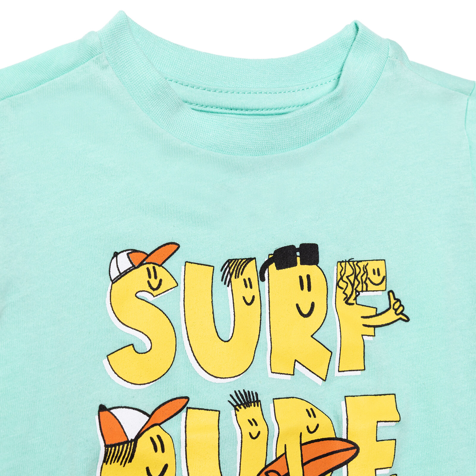 Erkek Bebek Tshirt Süprem Bisiklet Yaka Kısa Kol