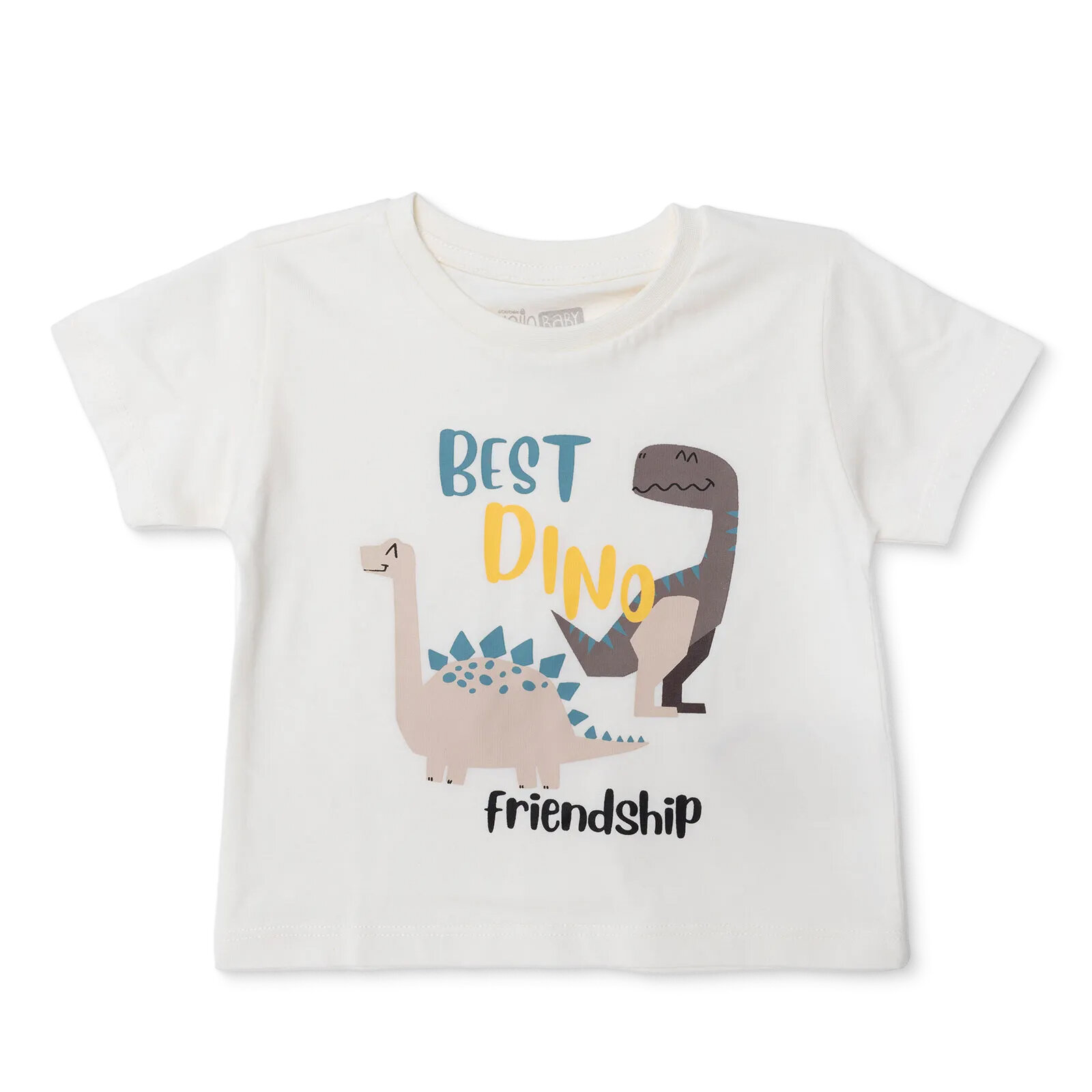 Erkek Bebek Tshirt Süprem Bisiklet Yaka Kısa Kol