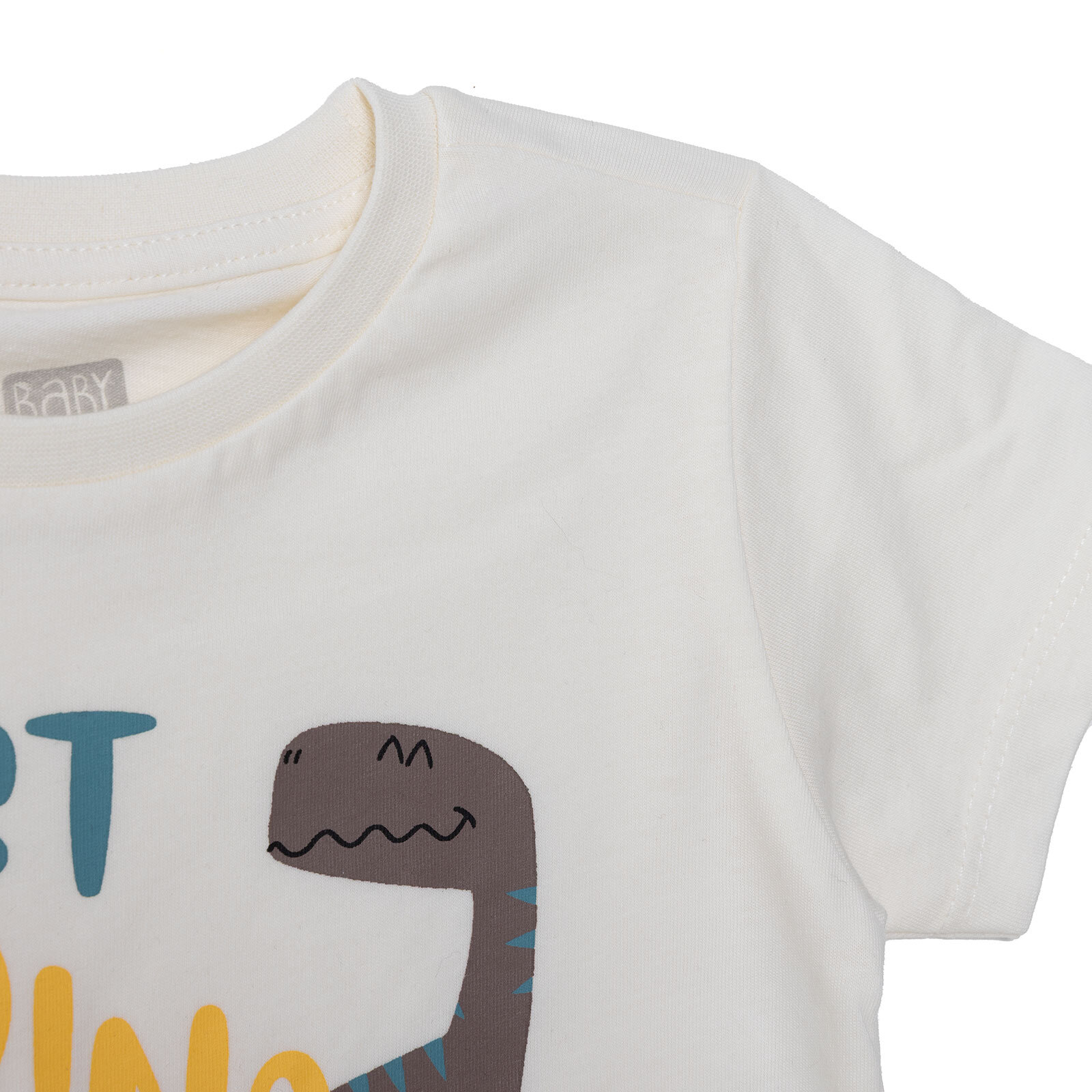 Erkek Bebek Tshirt Süprem Bisiklet Yaka Kısa Kol