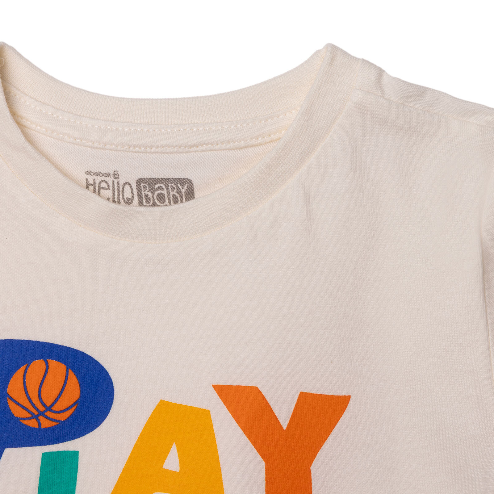 Erkek Bebek Tshirt Süprem Bisiklet Yaka Kısa Kol