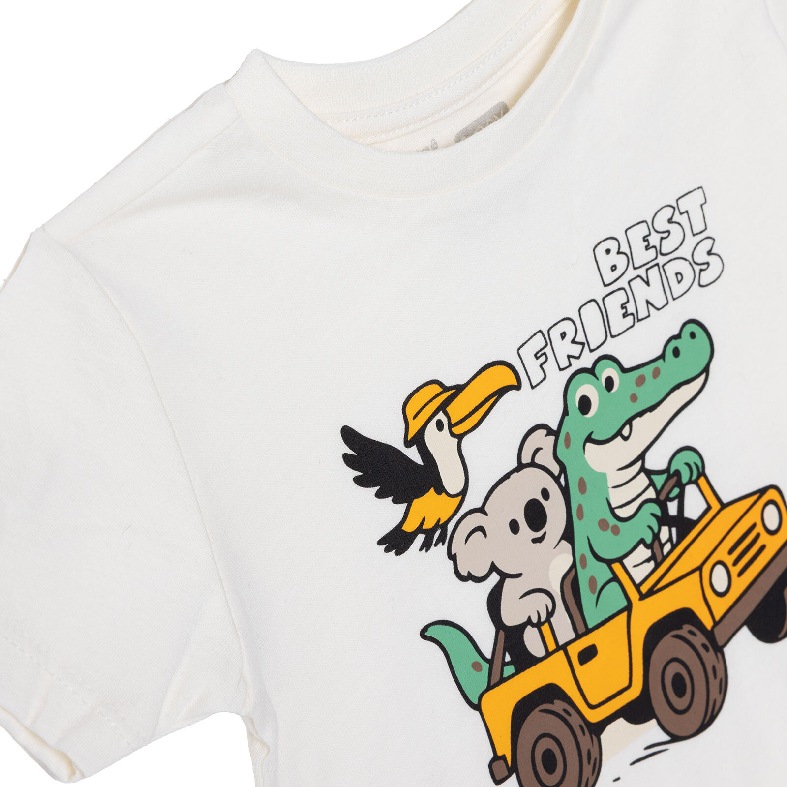 Erkek Bebek Tshirt Süprem Bisiklet Yaka Kısa Kol