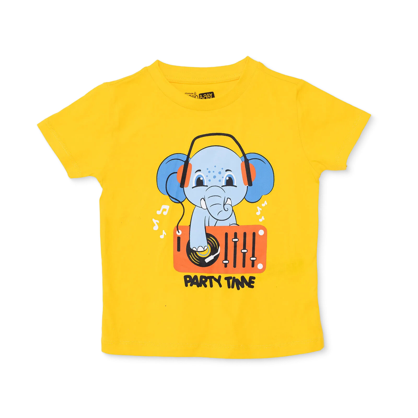 Erkek Bebek Tshirt Süprem Bisiklet Yaka Kısa Kol