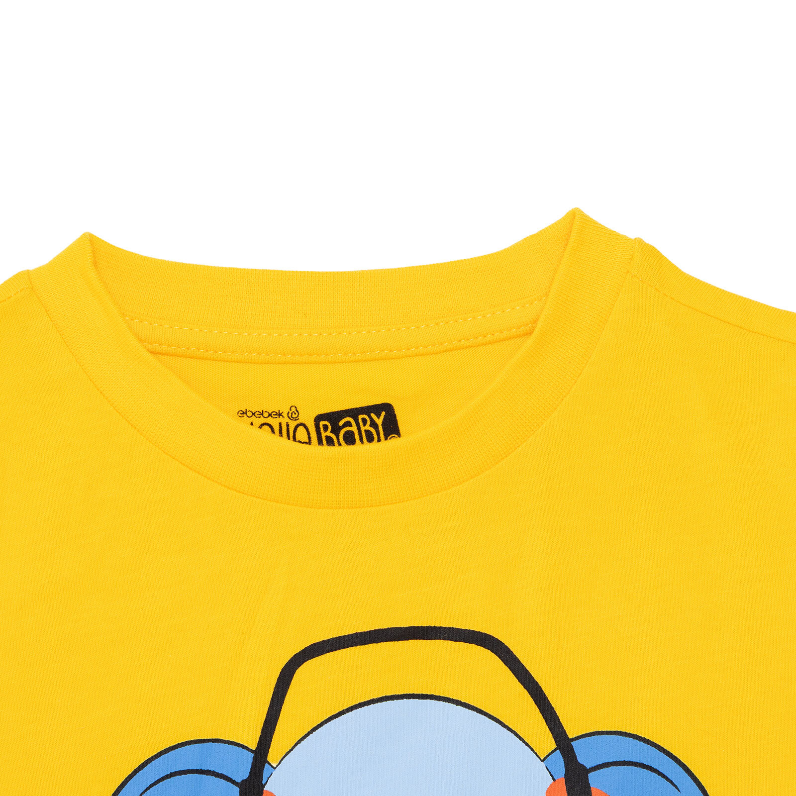 Erkek Bebek Tshirt Süprem Bisiklet Yaka Kısa Kol