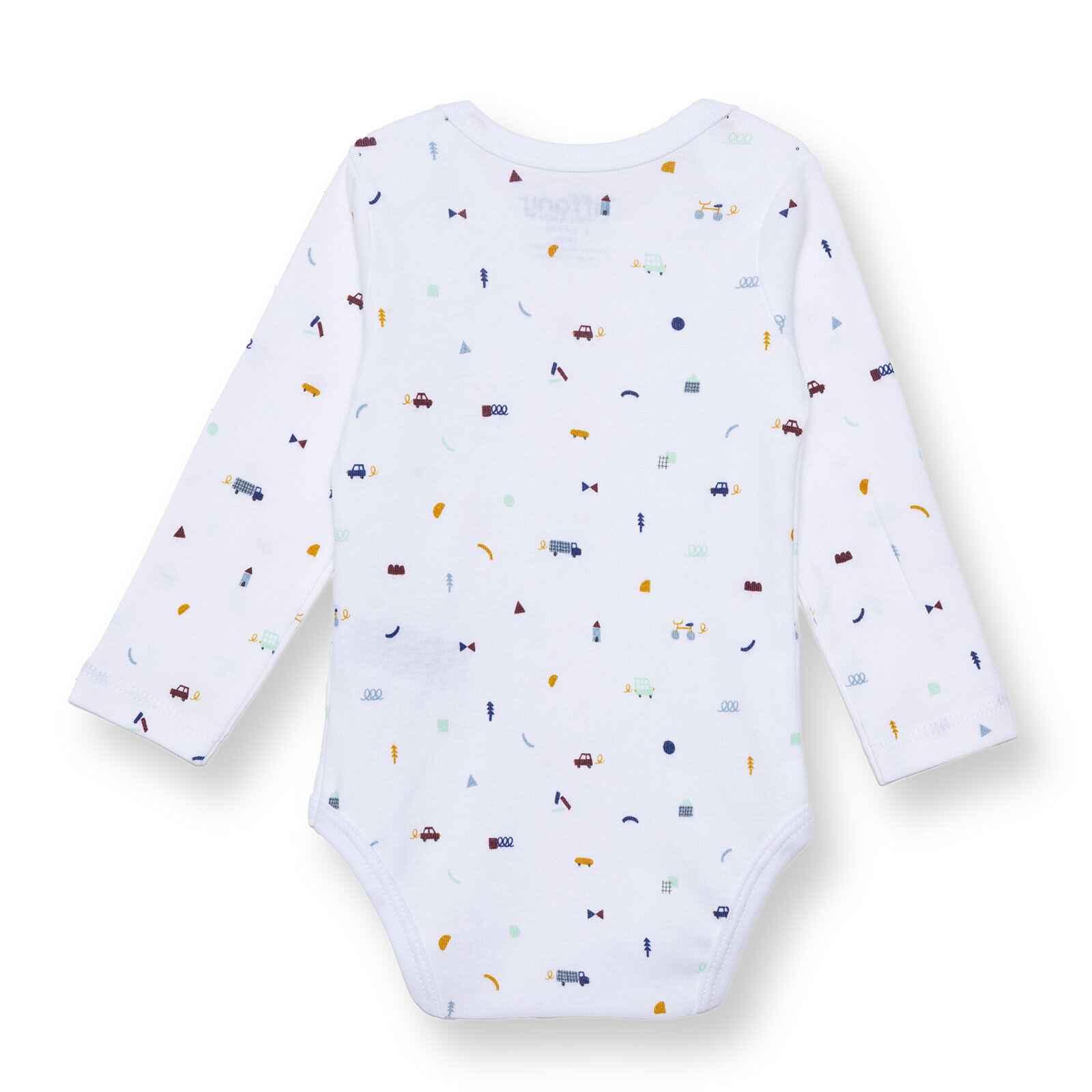 Erkek Bebek Uzun Kol Body Çıtçıtlı Zarf Yaka