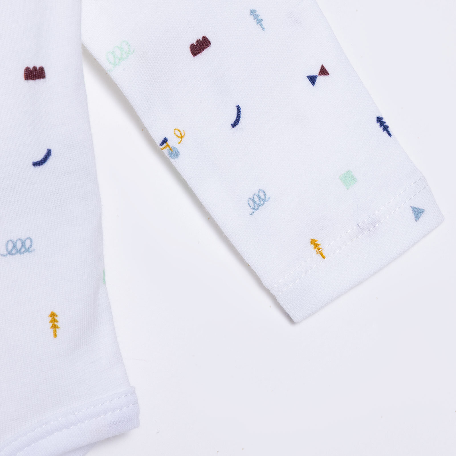 Erkek Bebek Uzun Kol Body Çıtçıtlı Zarf Yaka