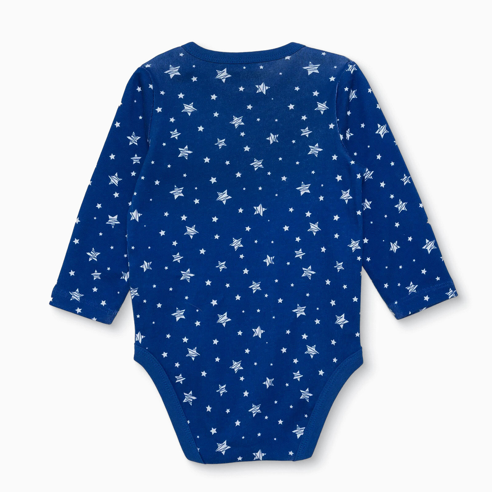 Erkek Bebek Uzun Kol Body İnterlok Çıtçıtlı Yaka Uzun Kol