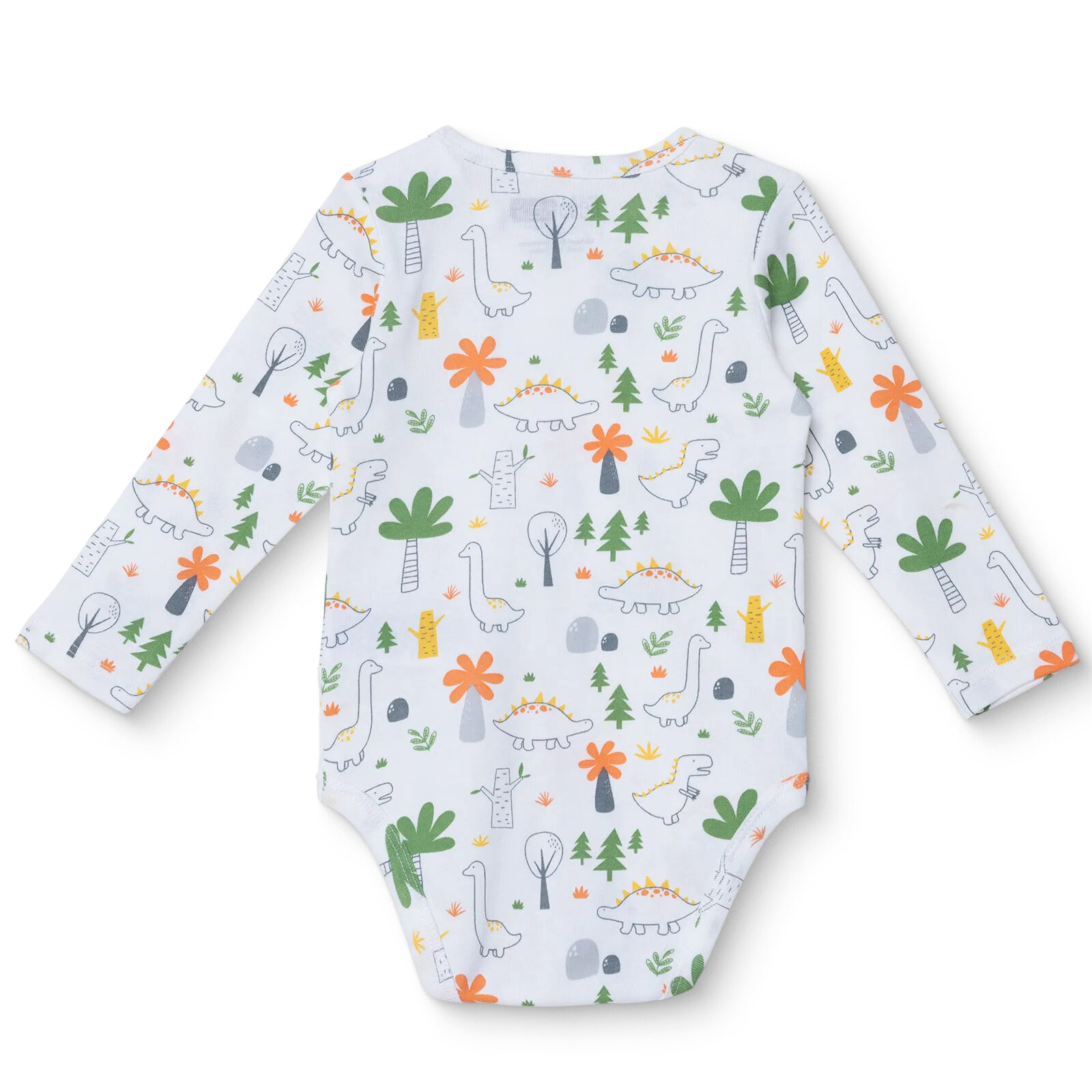 Erkek Bebek Uzun Kol Body İnterlok Çıtçıtlı Yaka Uzun Kol