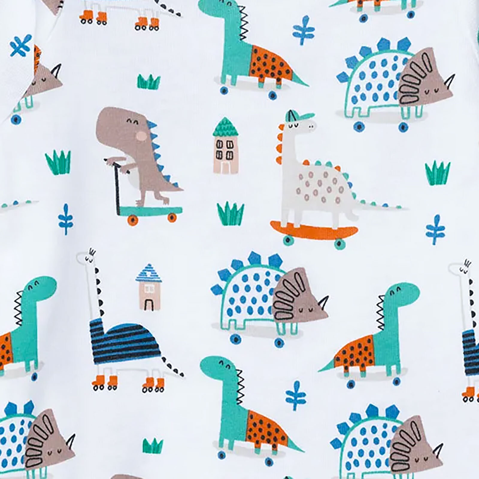 Erkek Bebek Uzun Kol Body İnterlok Çıtçıtlı Yaka Uzun Kol