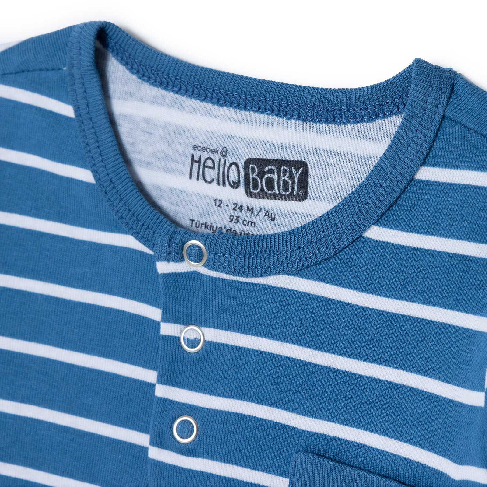 Erkek Bebek Uzun Kol Body Modelli Yaka Uzun Kol