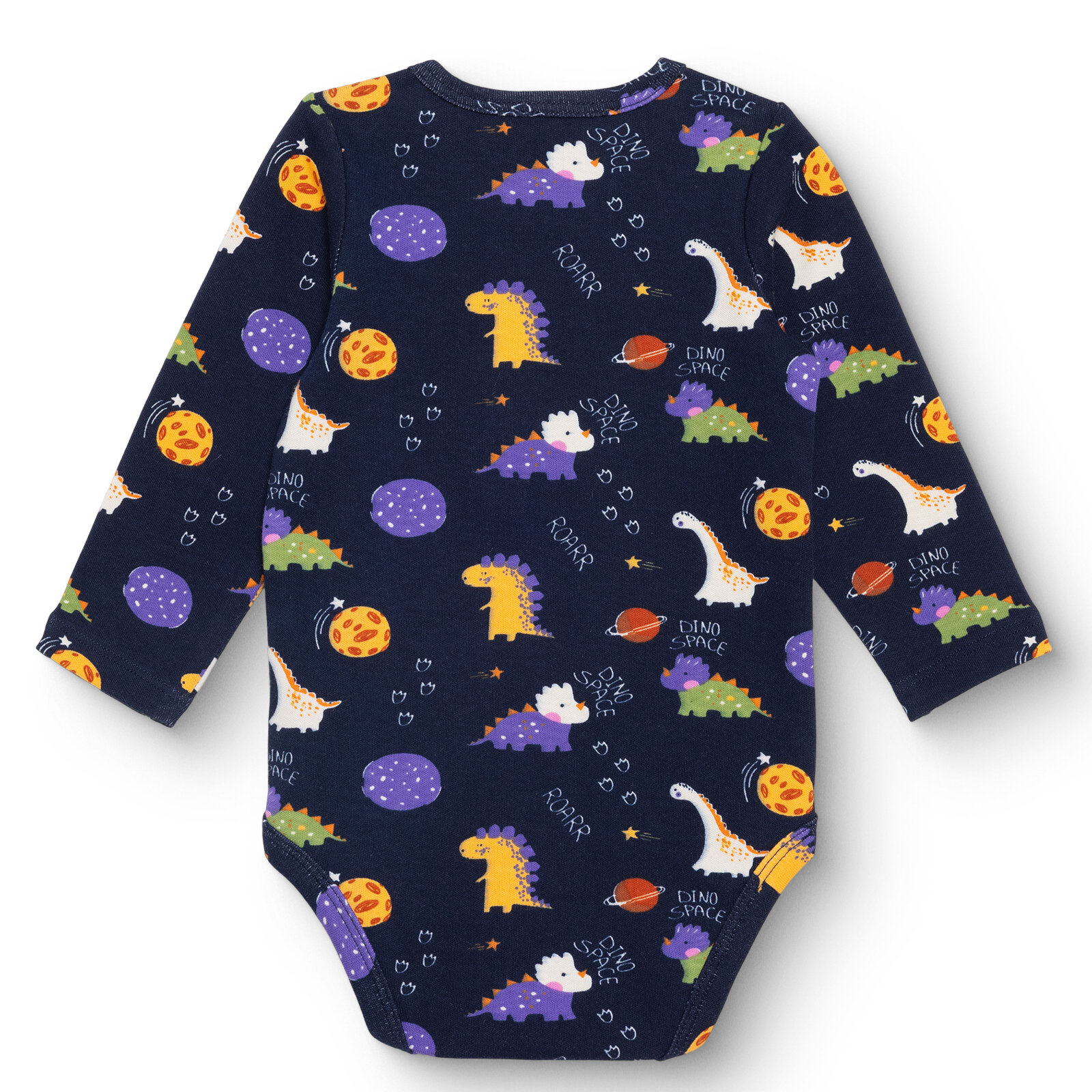 Erkek Bebek Uzun Kol Body Ribana Çıtçıtlı Yaka Uzun Kol