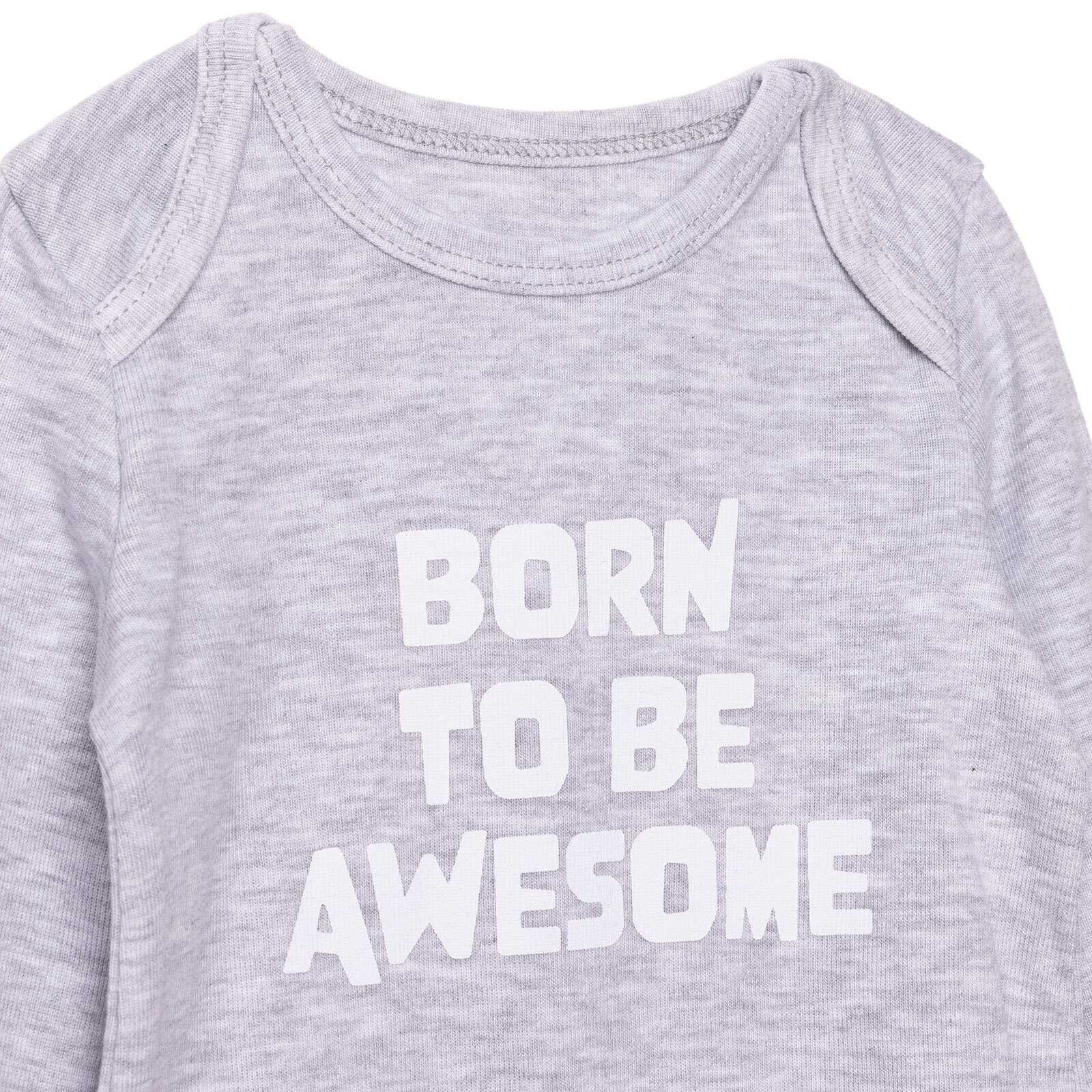 Erkek Bebek Uzun Kol Body Ribana Zarf Yaka