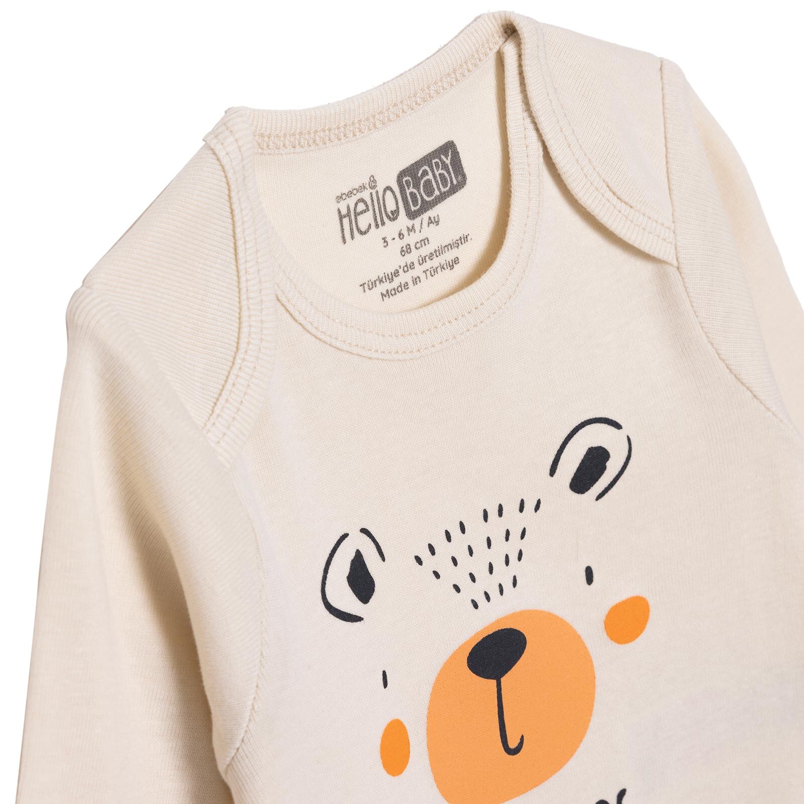 Erkek Bebek Uzun Kol Body Ribana Zarf Yaka Erkek Bebek Uzun Kol Body Ribana Zarf Yaka