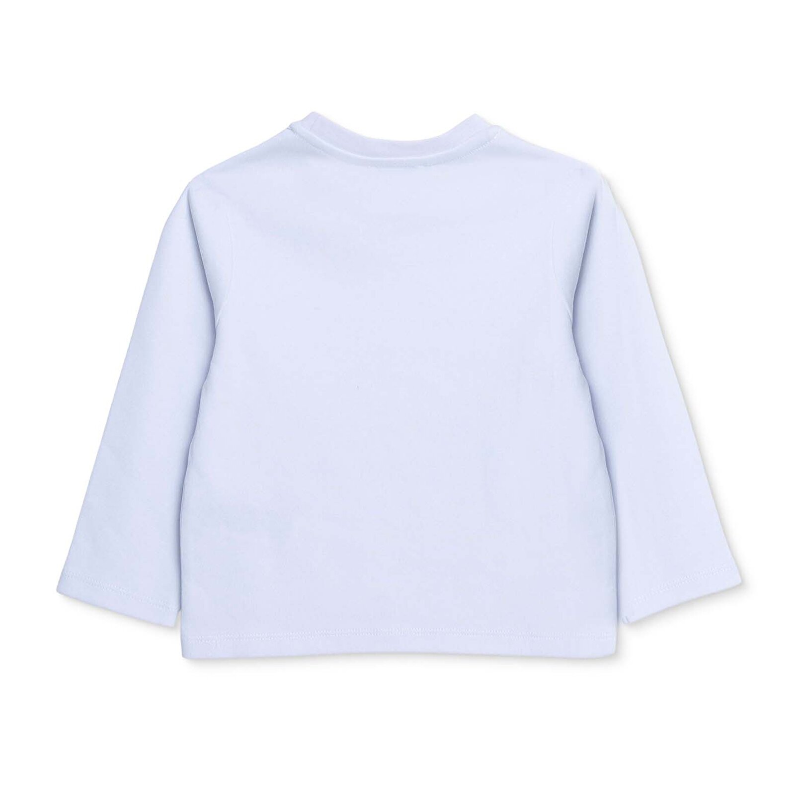 Erkek Bebek Uzun Kol Tshirt Bisiklet Yaka Uzun Kol