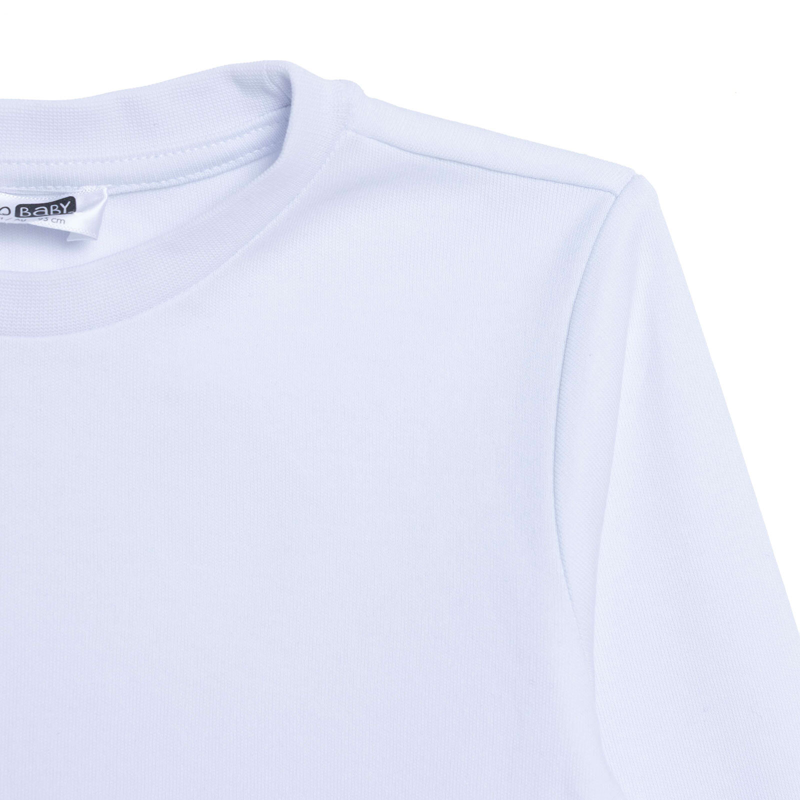 Erkek Bebek Uzun Kol Tshirt Bisiklet Yaka Uzun Kol