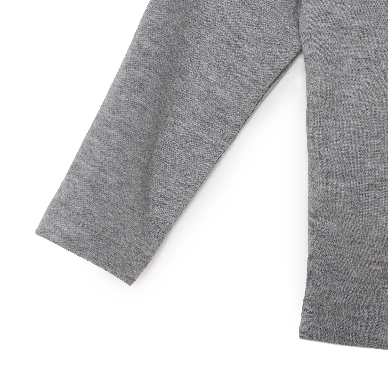 Erkek Bebek Uzun Kol Tshirt İnterlok Bisiklet Yaka Uzun Kol