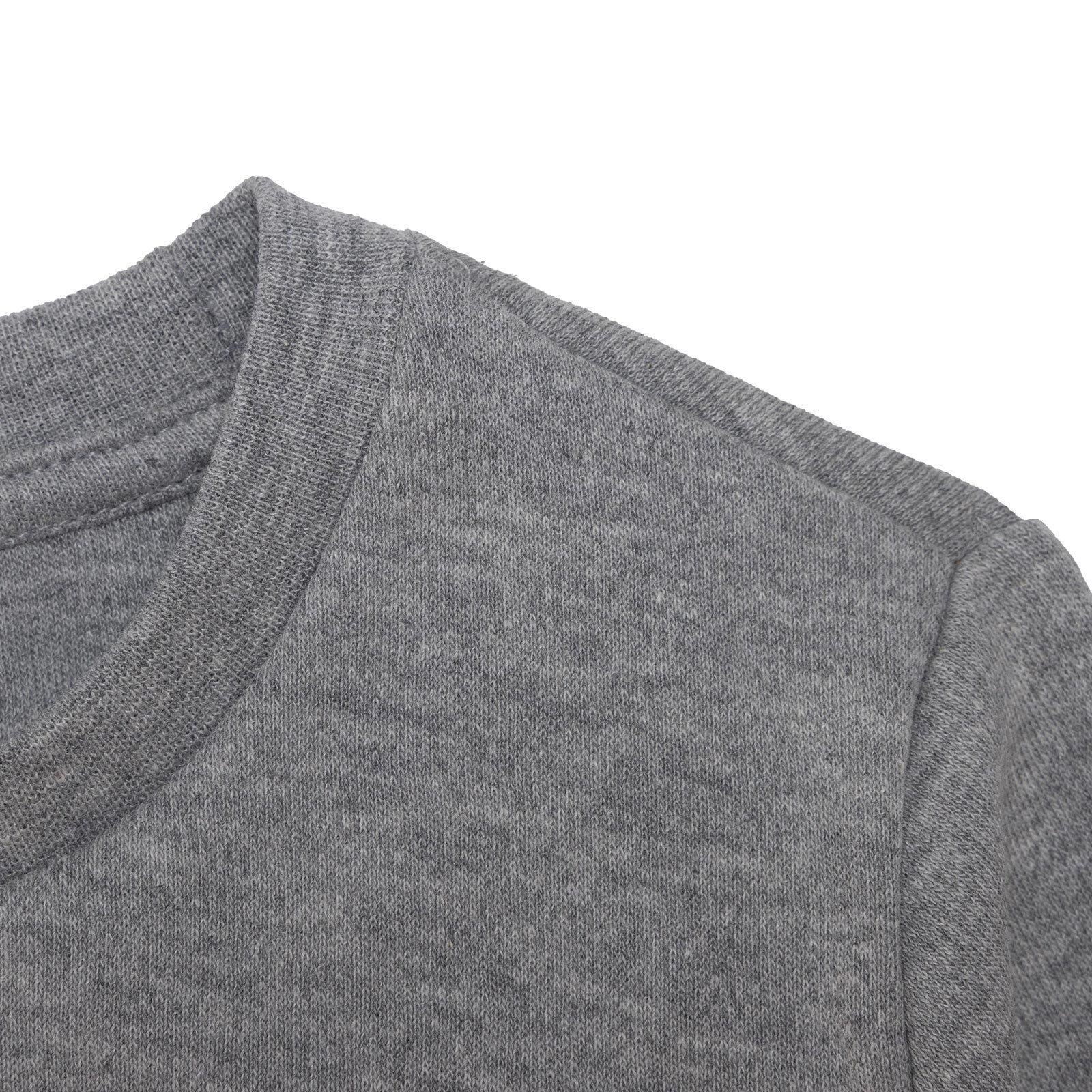 Erkek Bebek Uzun Kol Tshirt İnterlok Bisiklet Yaka Uzun Kol