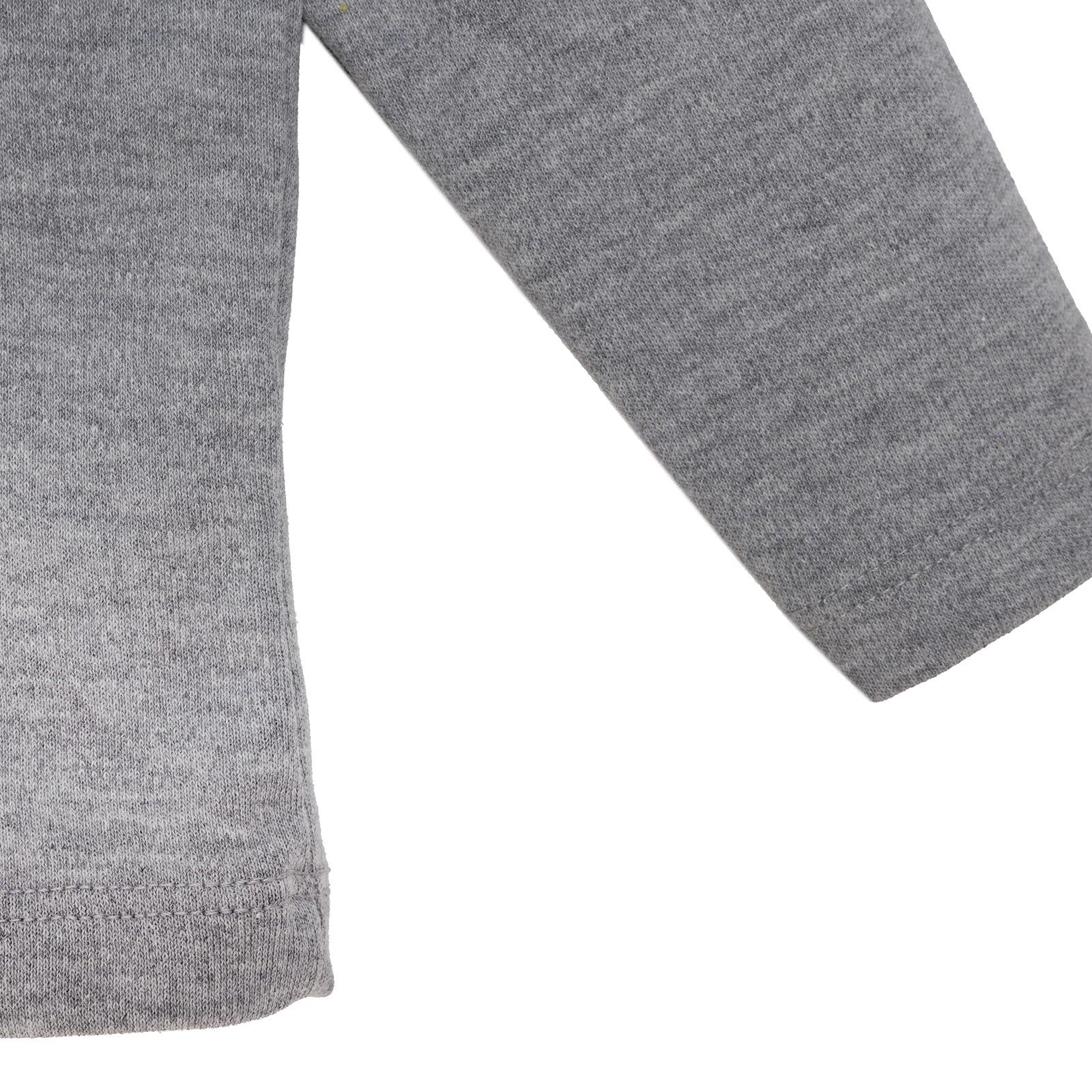 Erkek Bebek Uzun Kol Tshirt İnterlok Bisiklet Yaka Uzun Kol