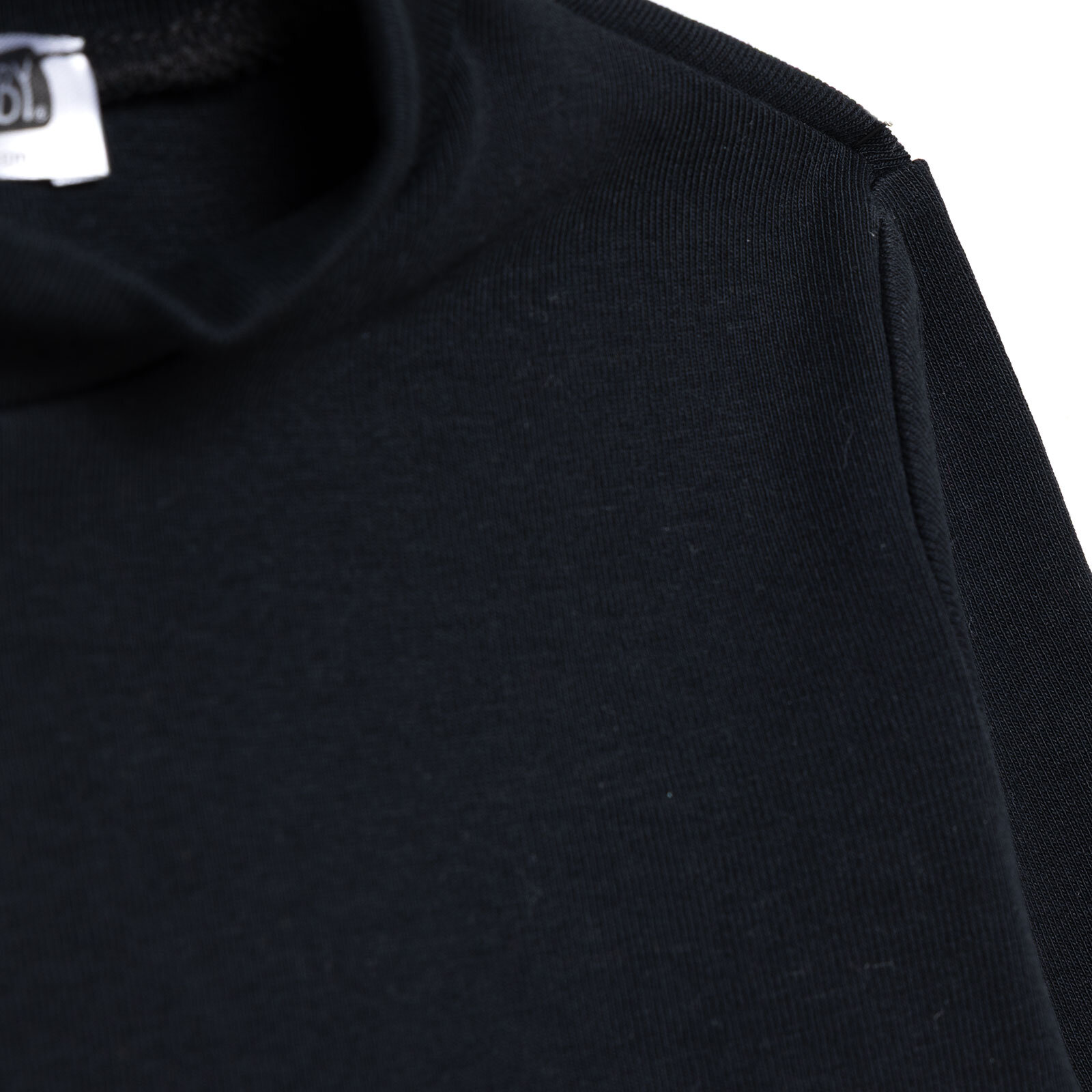 Erkek Bebek Uzun Kol Tshirt Ribana Dik Yaka Uzun Kol