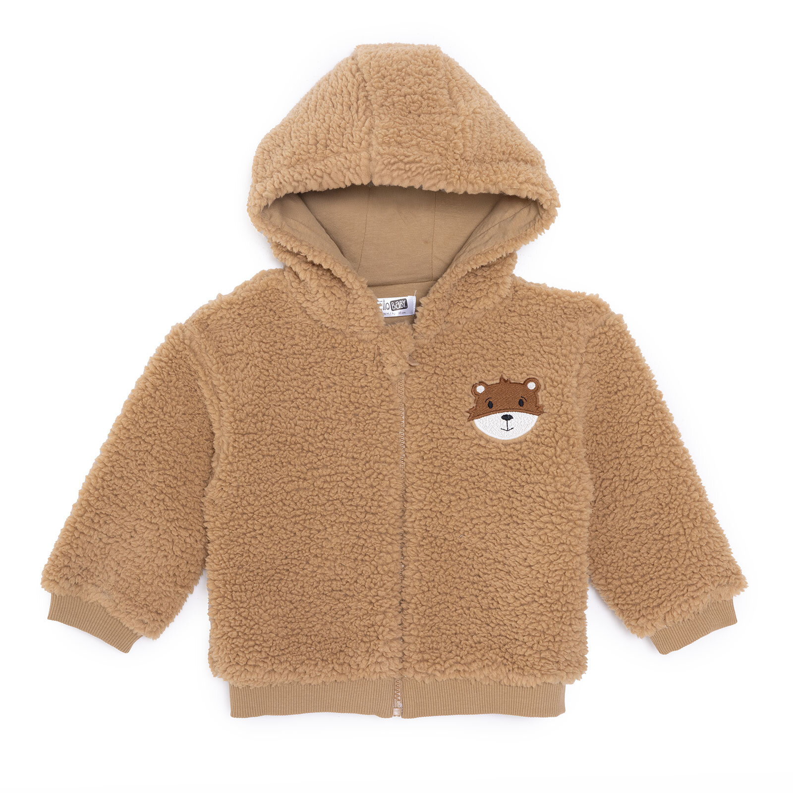 Erkek Bebek Welsoft Mont Fermuarlı Uzun Kol