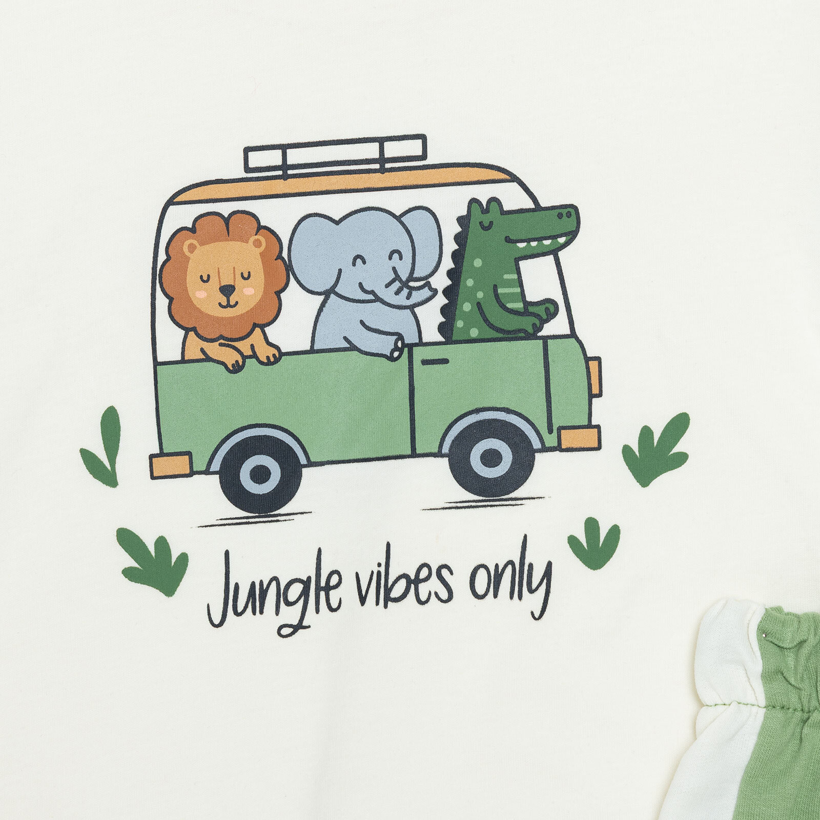 Erkek Bebek WILD FOREST Tshirt-Şort Bisiklet Yaka Kısa Kol Reçme Paça