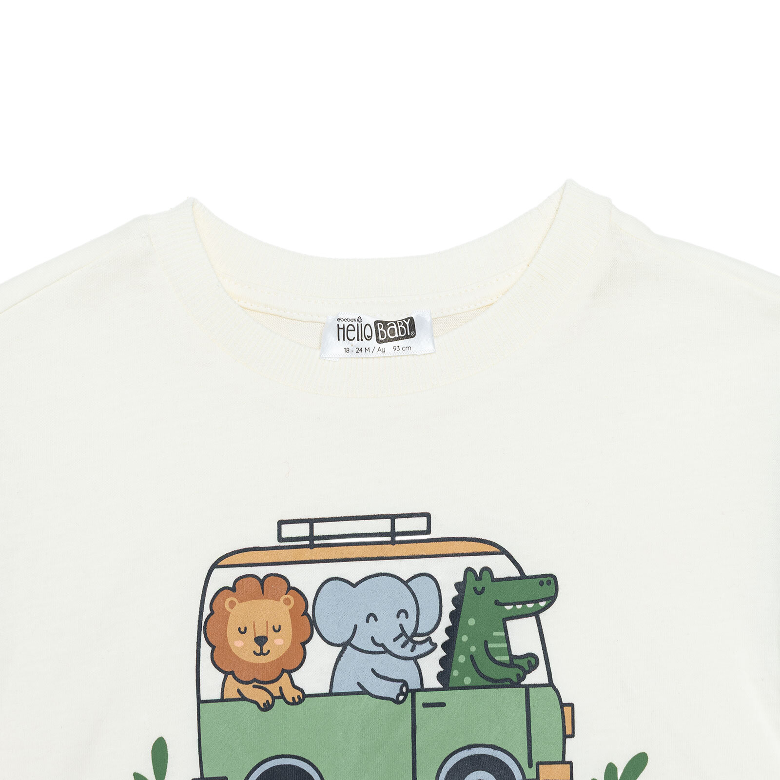 Erkek Bebek WILD FOREST Tshirt-Şort Bisiklet Yaka Kısa Kol Reçme Paça
