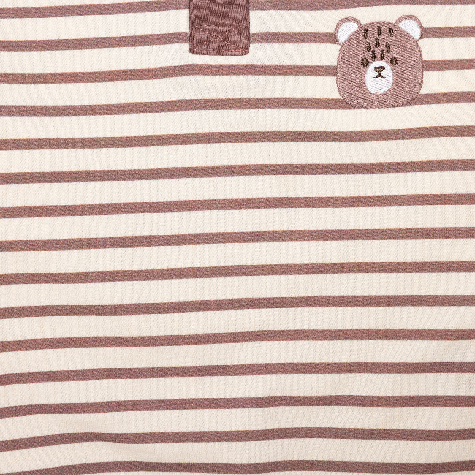 Erkek Bebek Woodland 1 Uzun Kol Tshirt İki İplik Bisiklet Yaka Uzun Kol