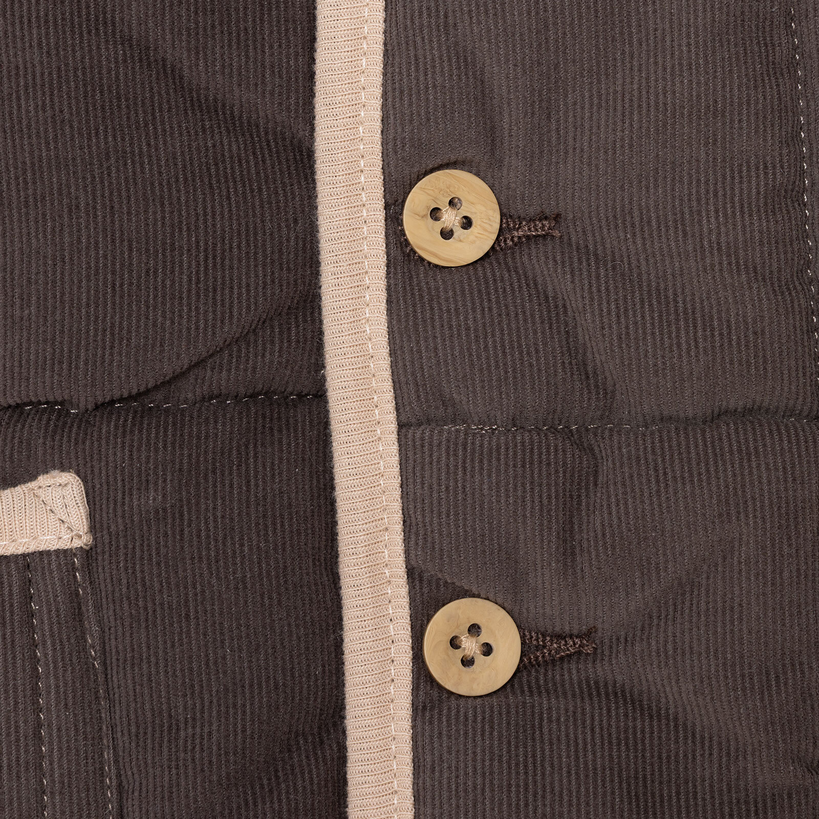 Erkek Bebek Woodland 1 Yelek Fitilli Kadife Dokuma V Yaka Atlet Kol