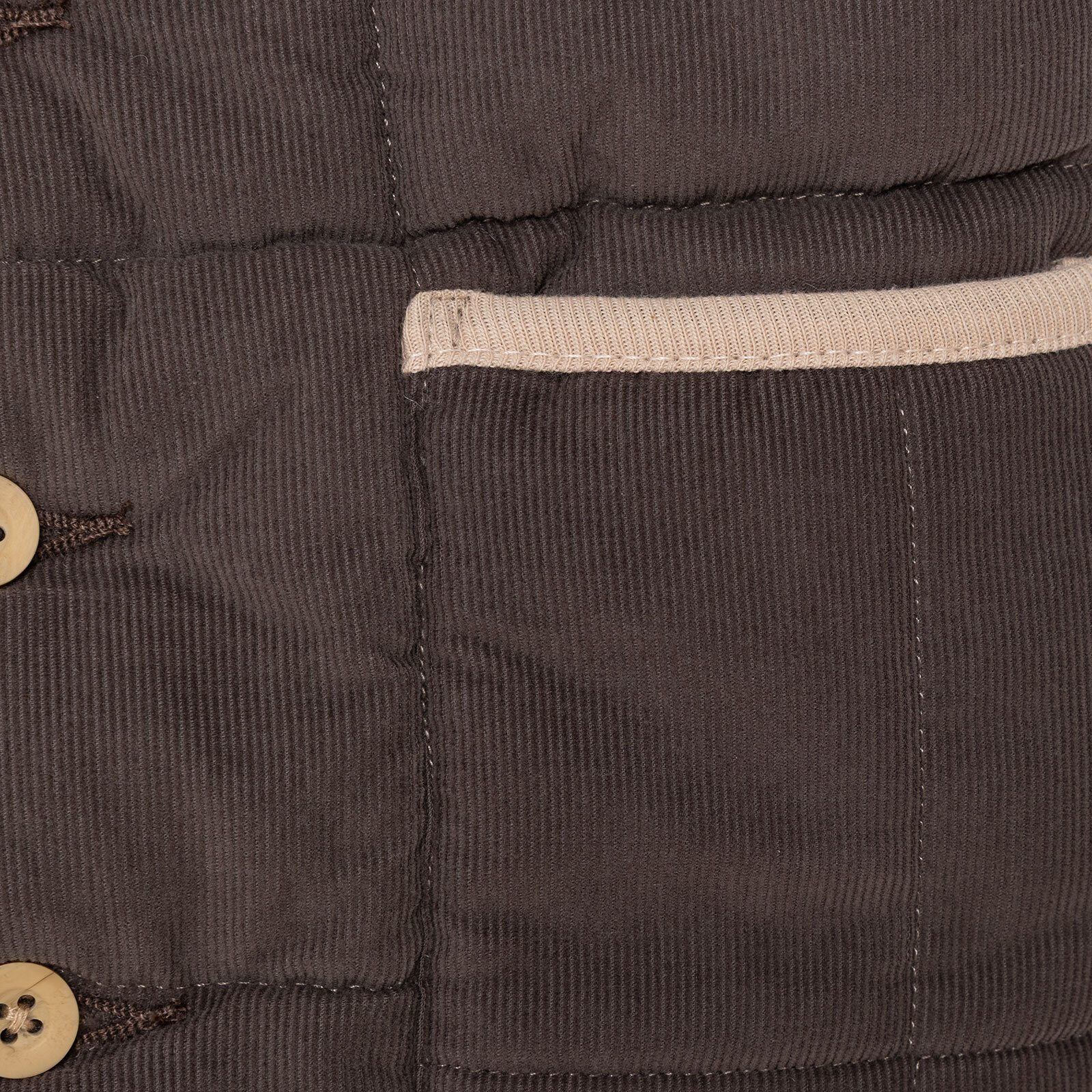 Erkek Bebek Woodland 1 Yelek Fitilli Kadife Dokuma V Yaka Atlet Kol