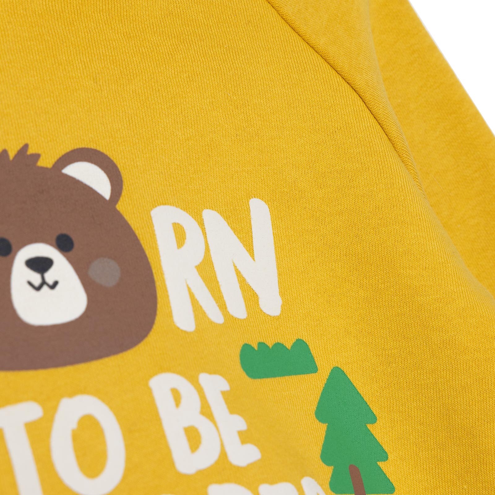 Erkek Bebek Woodland 2 Kapüşonlu Sweatshirt Üç İplik Kapüşonlu Yaka Uzun Kol