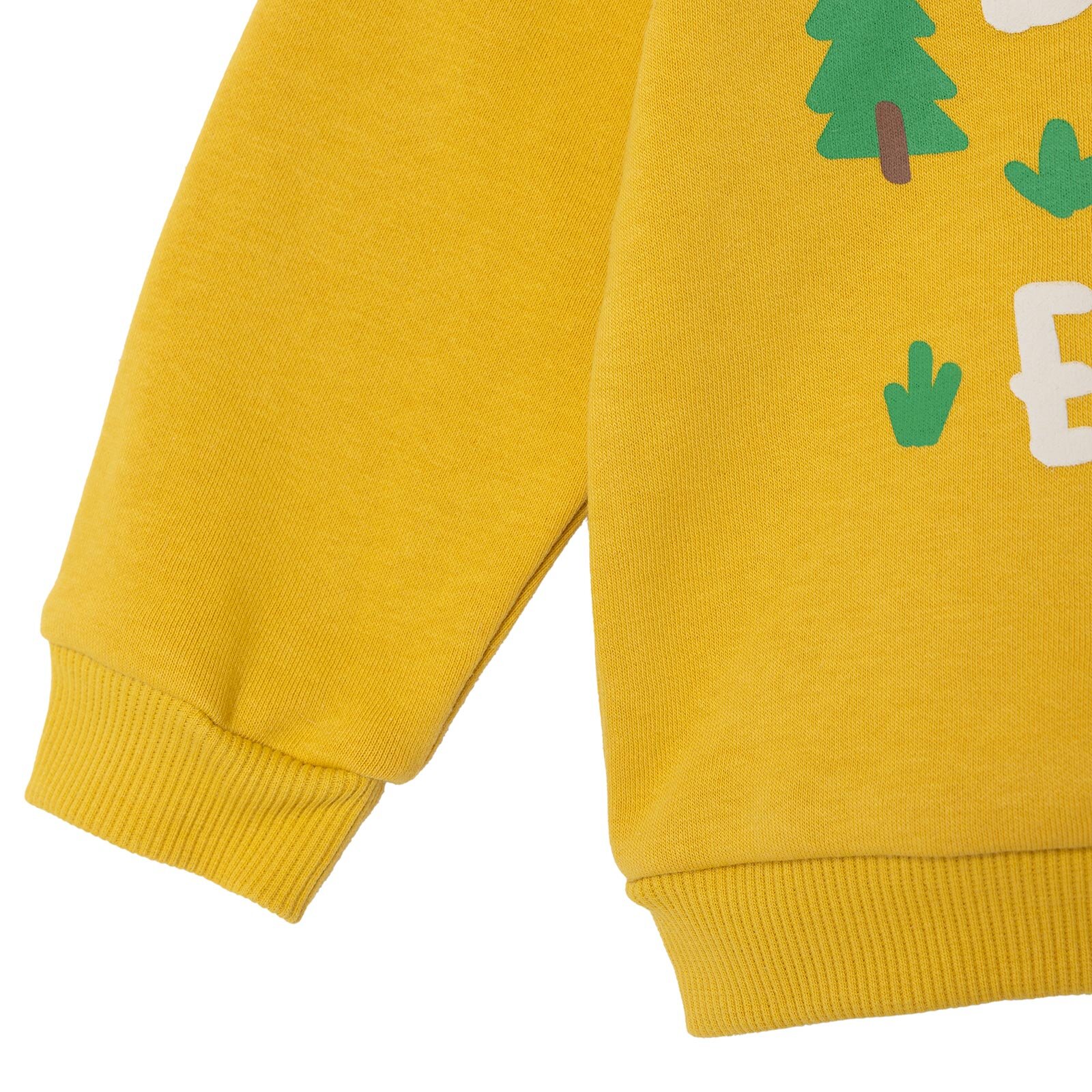 Erkek Bebek Woodland 2 Kapüşonlu Sweatshirt Üç İplik Kapüşonlu Yaka Uzun Kol