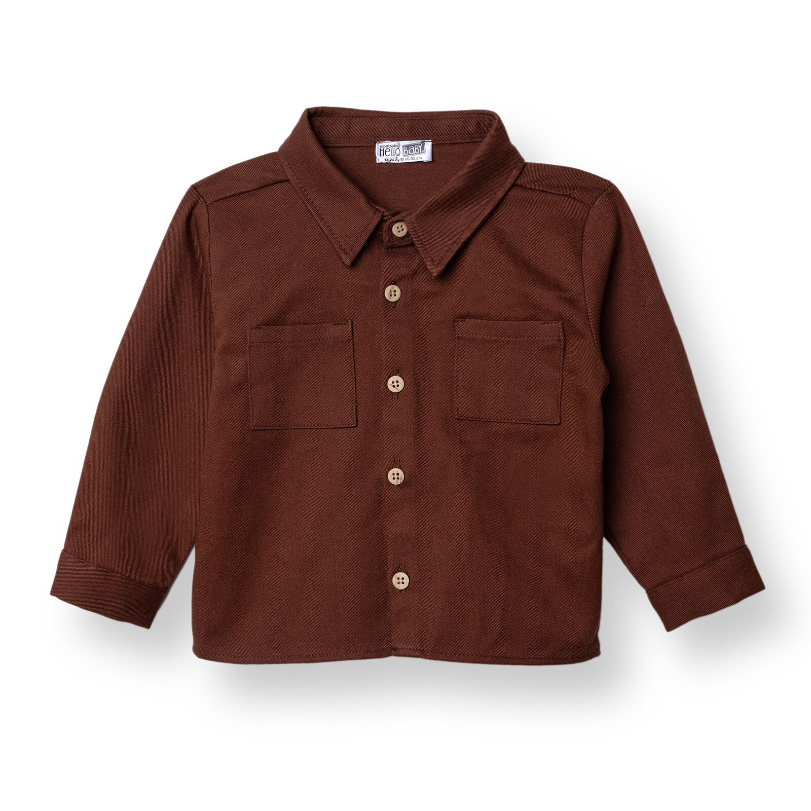 Erkek Bebek Woodland Boy 2 Gömlek Gabardin Uzun Kol Erkek Bebek Woodland Boy 2 Gömlek Gabardin Uzun Kol