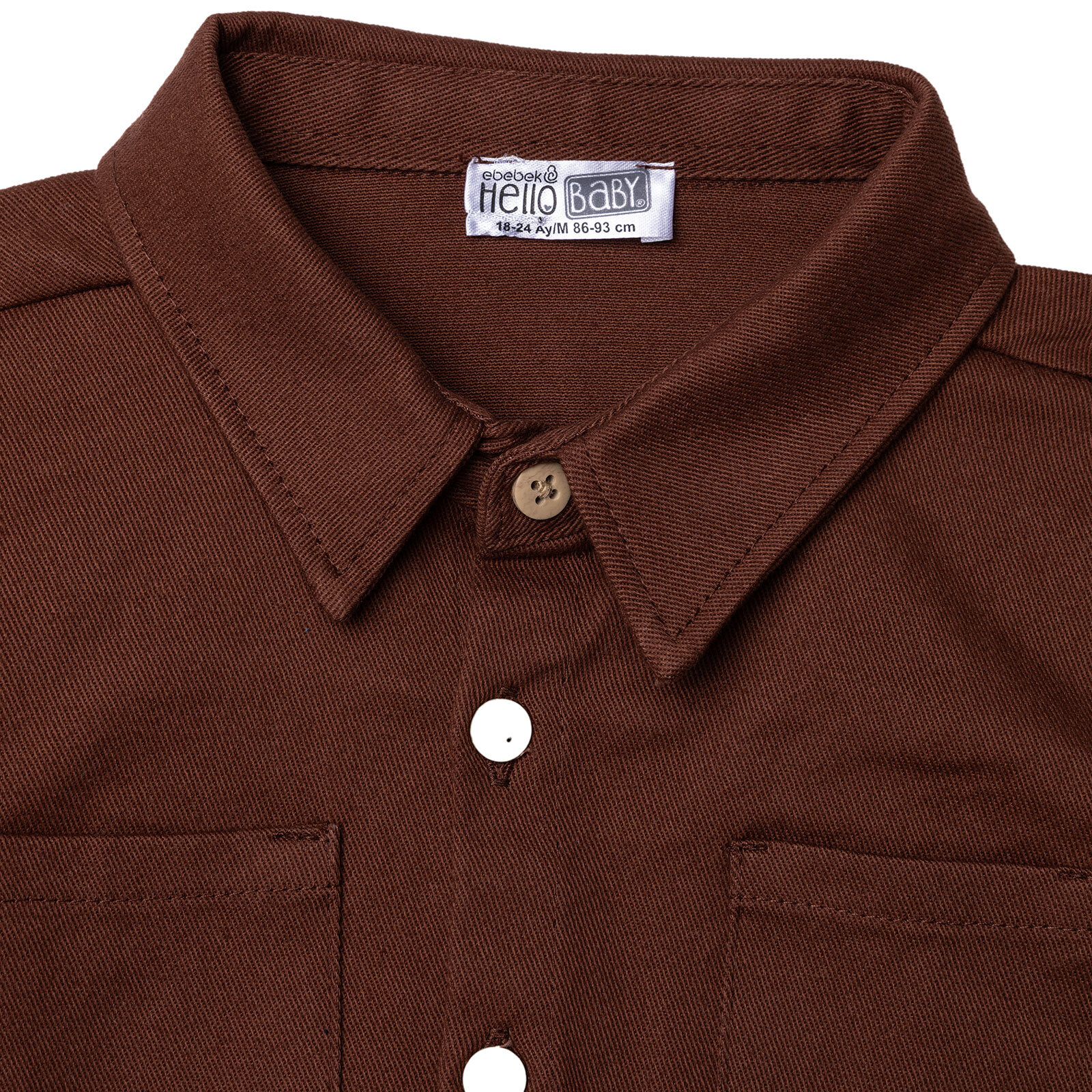 Erkek Bebek Woodland Boy 2 Gömlek Gabardin Uzun Kol Erkek Bebek Woodland Boy 2 Gömlek Gabardin Uzun Kol