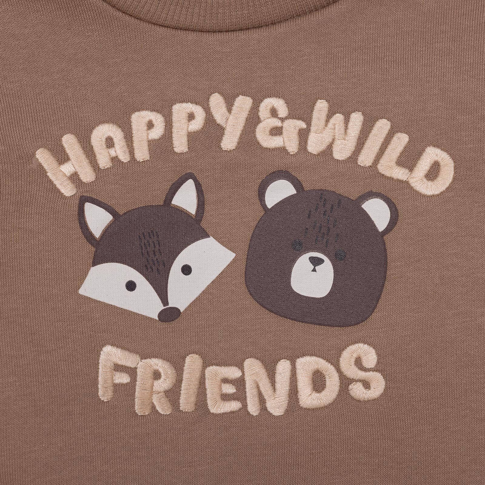 Erkek Bebek Woodland Boy 2 Sweatshirt Şardonlu Üç İplik Bisiklet Yaka Uzun Kol Erkek Bebek Woodland Boy 2 Sweatshirt Şardonlu Üç İplik Bisiklet Yaka Uzun Kol