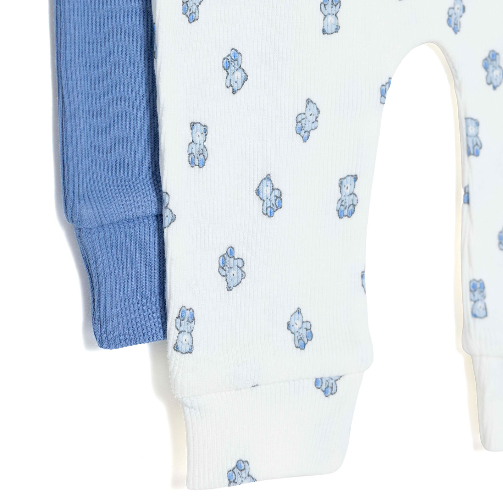 Erkek Bebek Yenidoğan 2li Patiksiz Alt Kaşkorse Patiksiz Paça