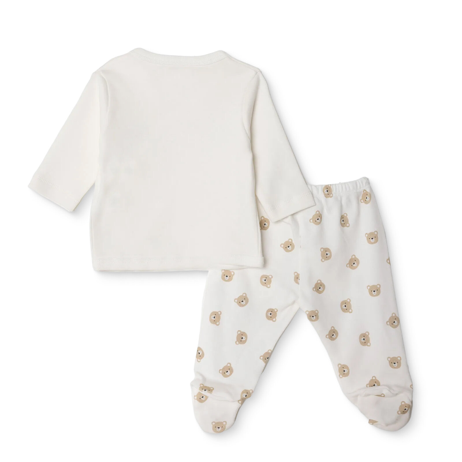 Erkek Bebek Yenidoğan 5li Askı Hastane Çıkışı İnterlok Zarf Yaka Uzun Kol Patikli Paça