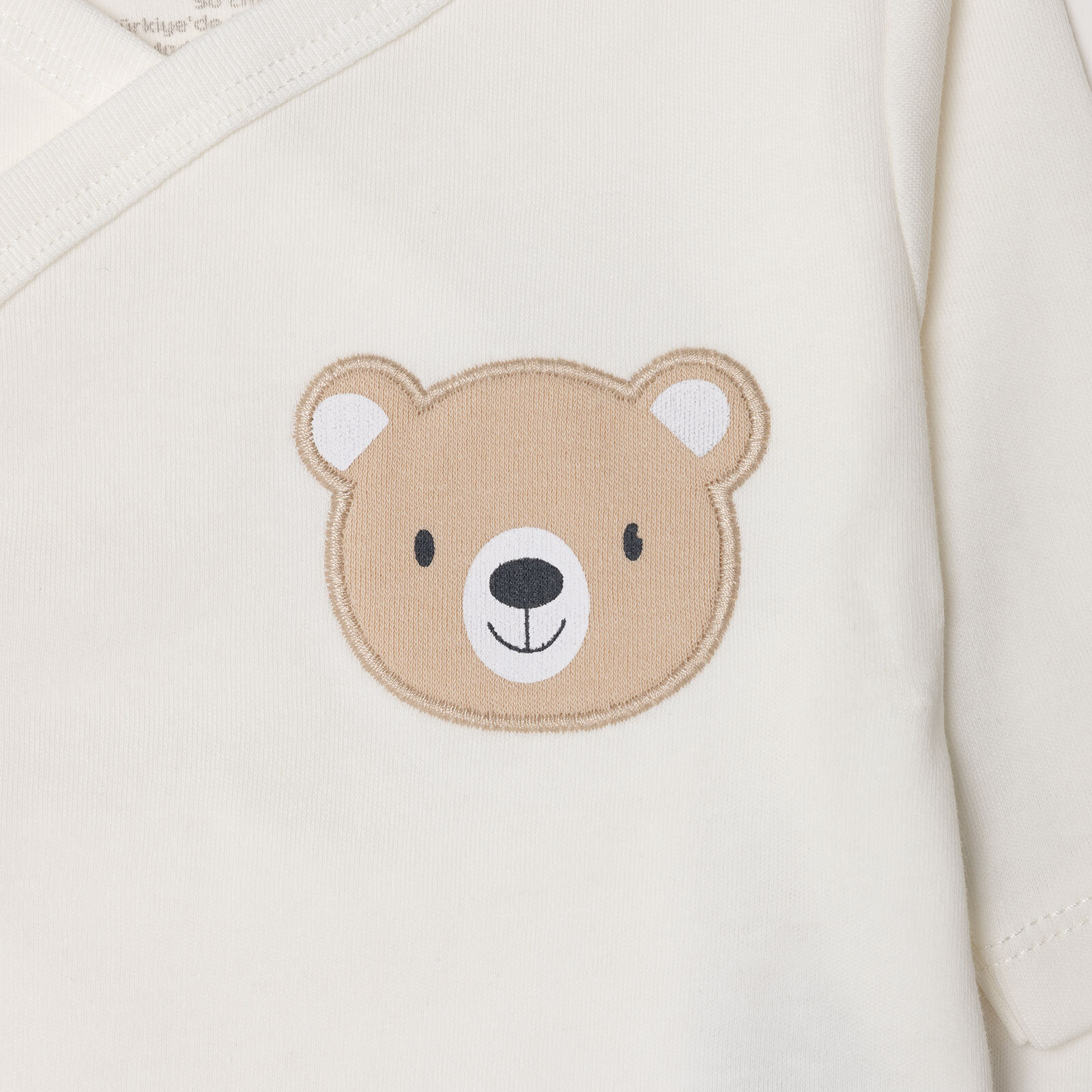 Erkek Bebek Yenidoğan 5li Askı Hastane Çıkışı İnterlok Zarf Yaka Uzun Kol Patikli Paça