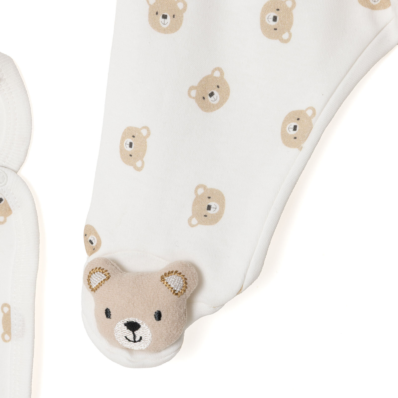 Erkek Bebek Yenidoğan 5li Askı Hastane Çıkışı İnterlok Zarf Yaka Uzun Kol Patikli Paça