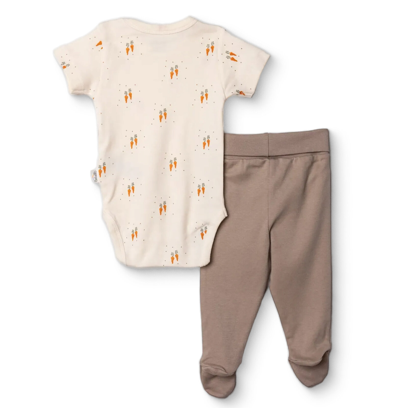 Erkek Bebek Yenidoğan Baby Carrot Body-Patikli Alt Bisiklet Yaka Jakar Örme Kısa Kol Patikli Paça