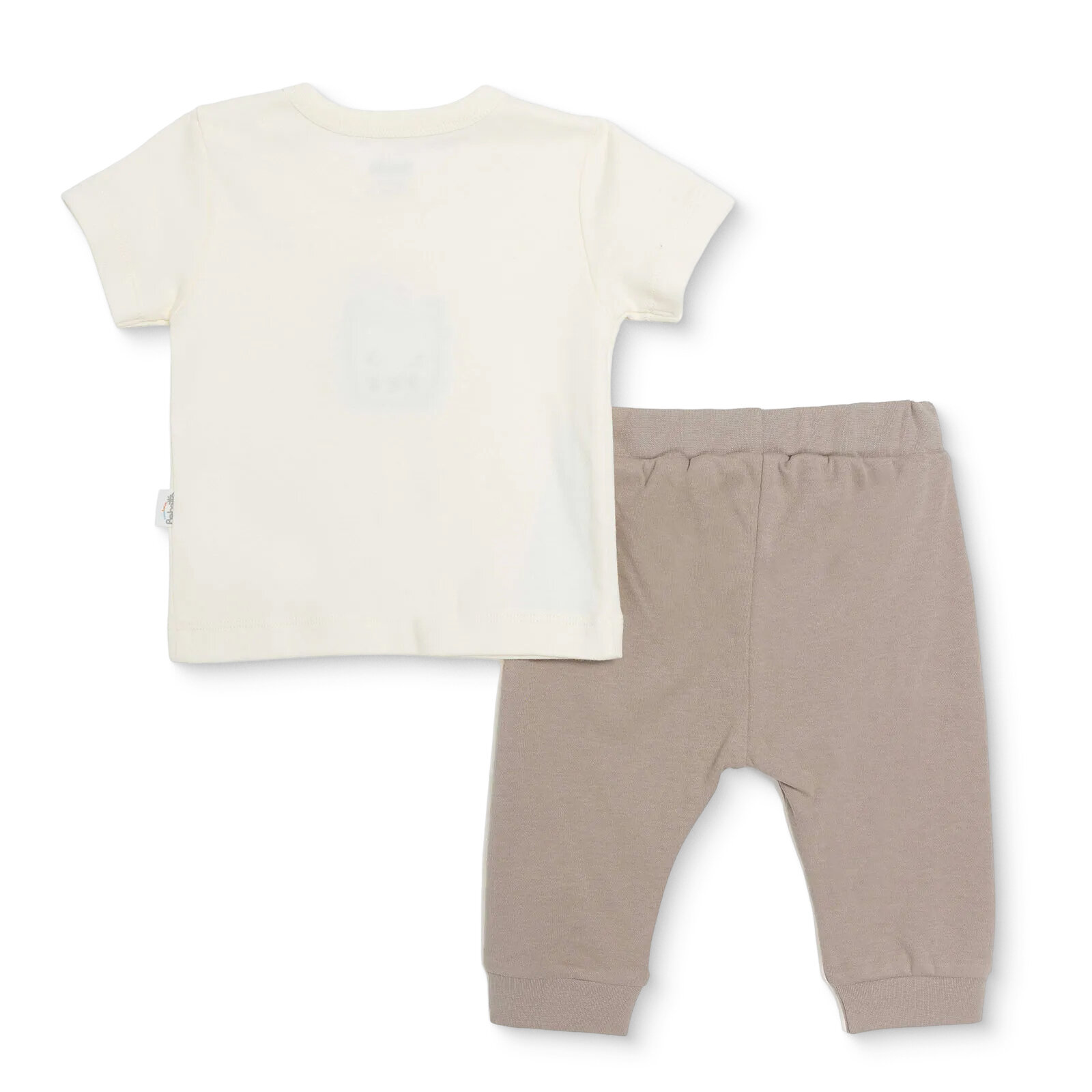 Erkek Bebek Yenidoğan Baby Carrot Tshirt-Patiksiz Alt İnterlok Bisiklet Yaka Kısa Kol Patiksiz Paça