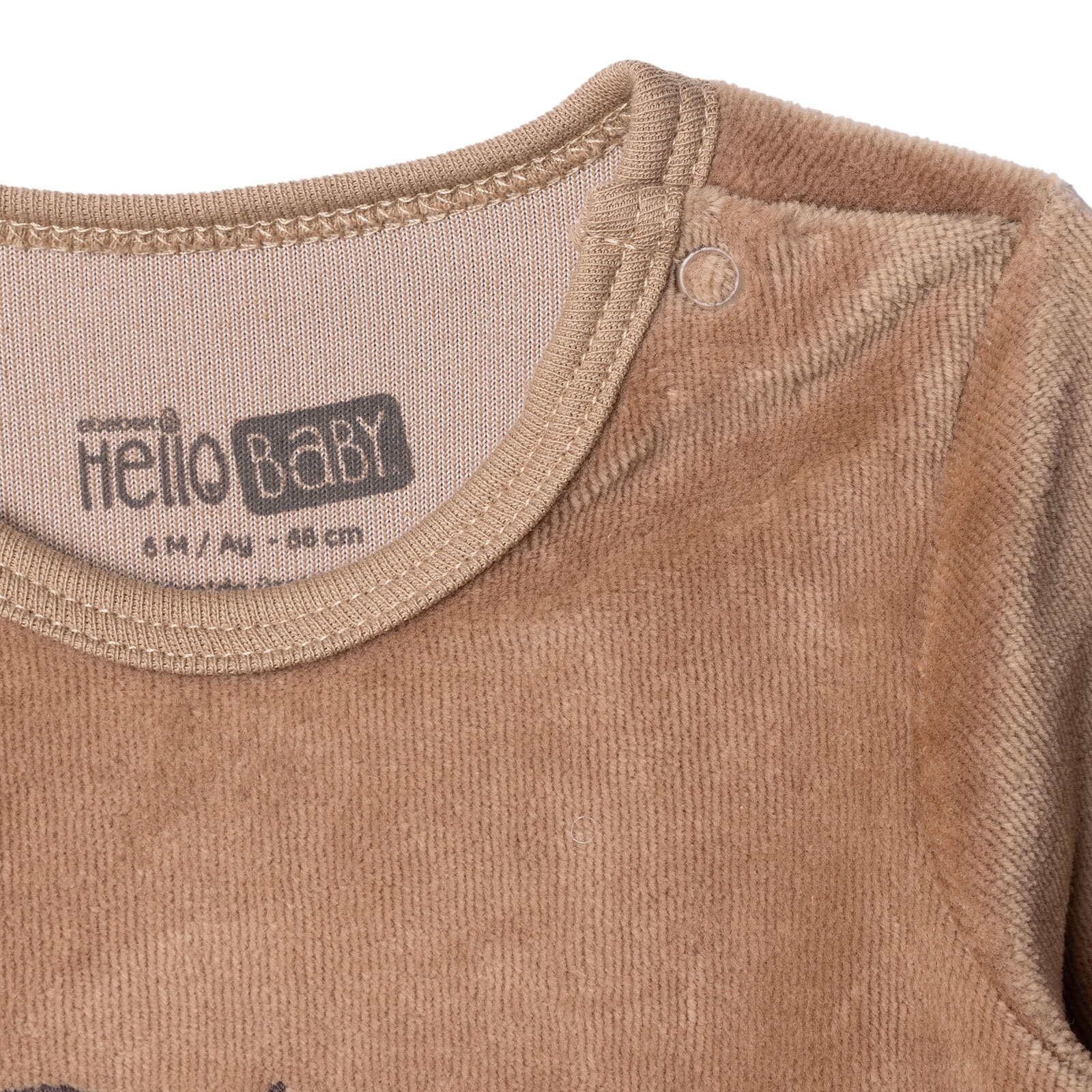 Yenidoğan Kadife Patikli Tulum